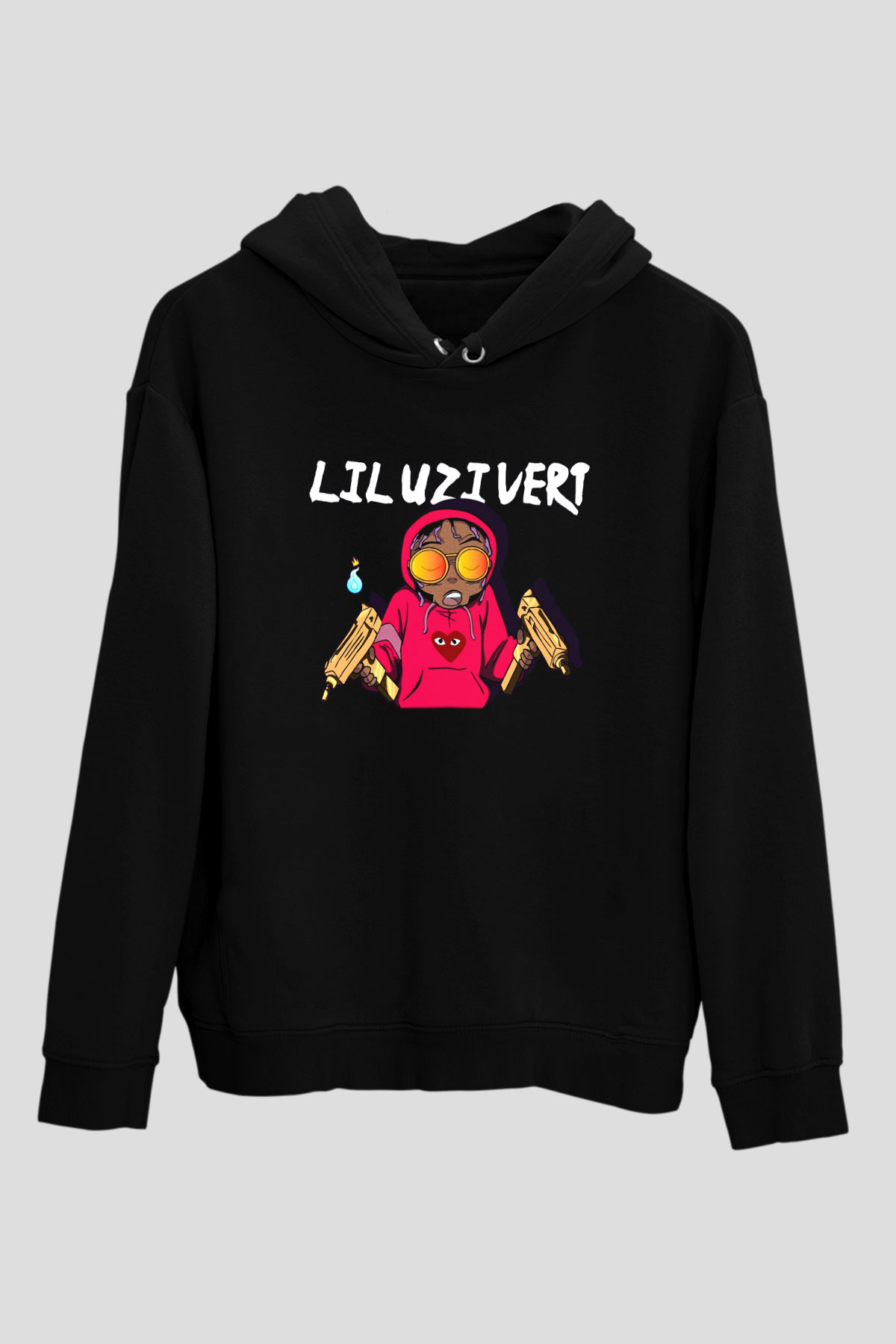 Lil Uzi Vert Siyah Unisex Hoodie