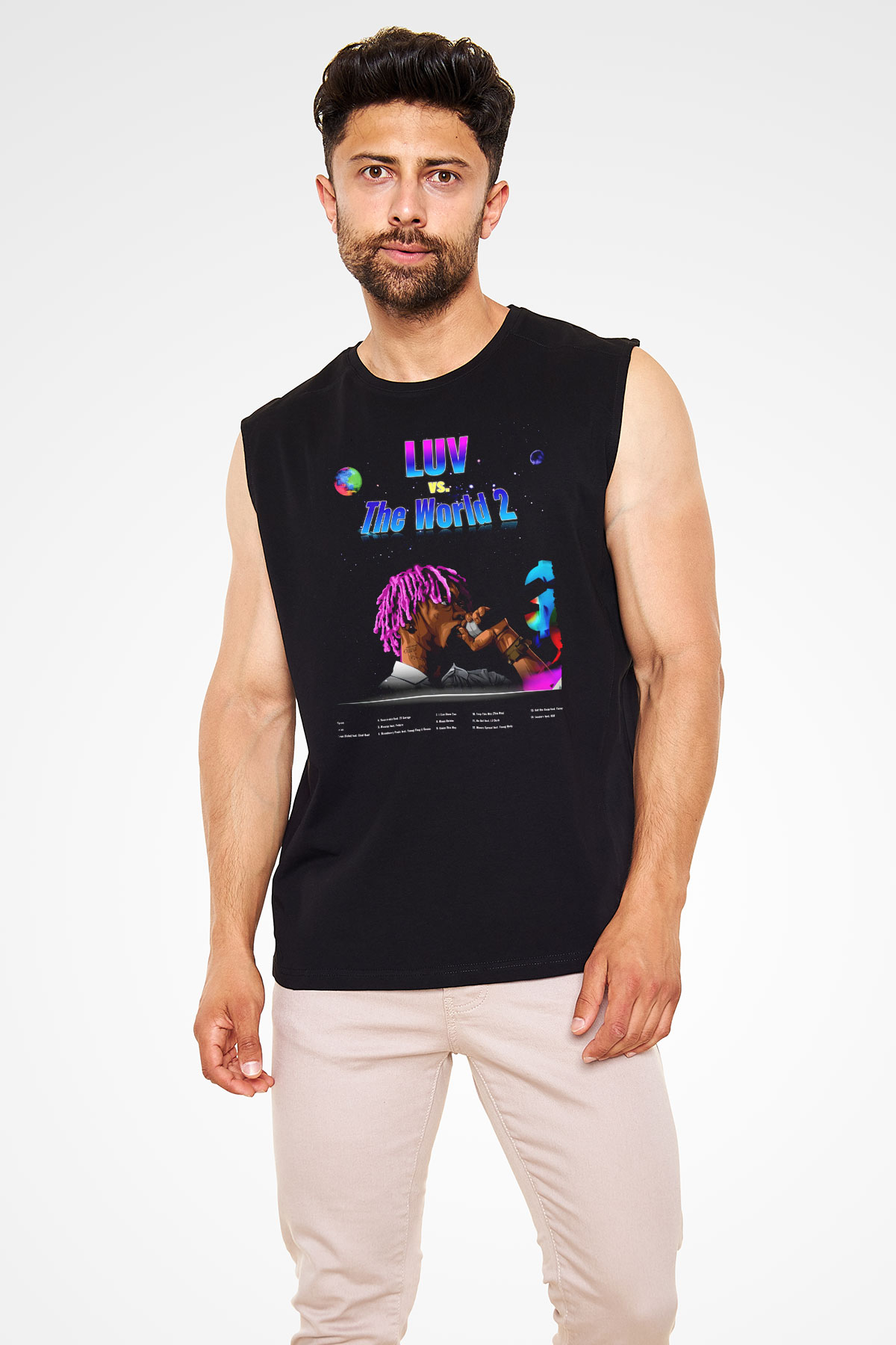 Lil Wayne Siyah Unisex Kolsuz Tişört