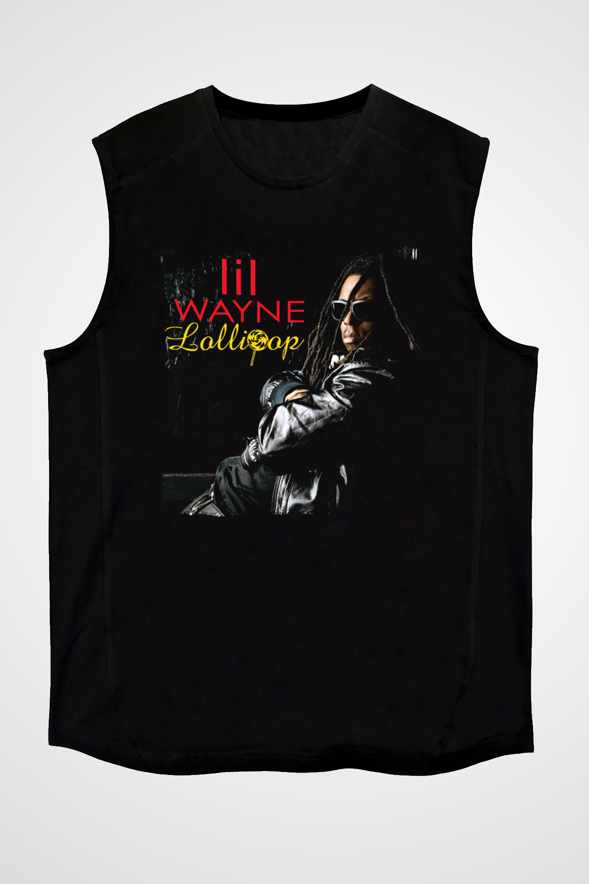 Lil Wayne Siyah Unisex Kolsuz Tişört