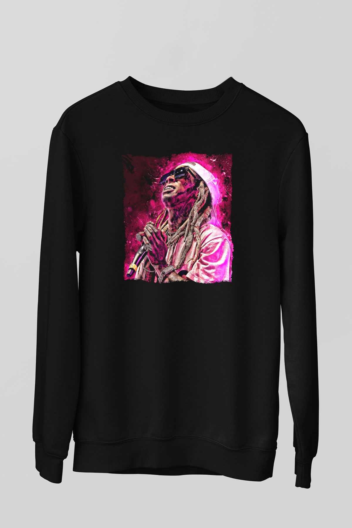 Lil Wayne Siyah Unisex Sweatshirt