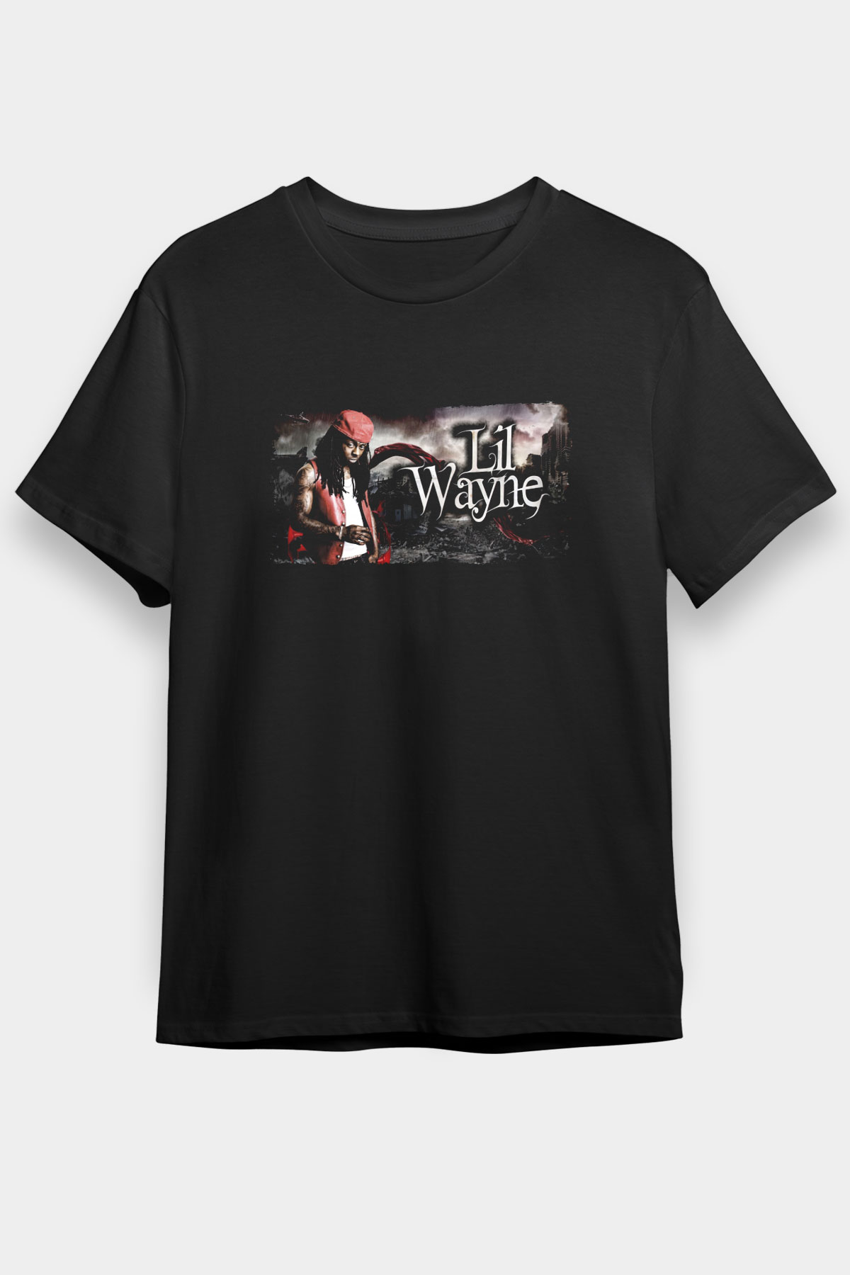 Lil Wayne Siyah Unisex Tişört T-Shirt - TişörtFabrikası