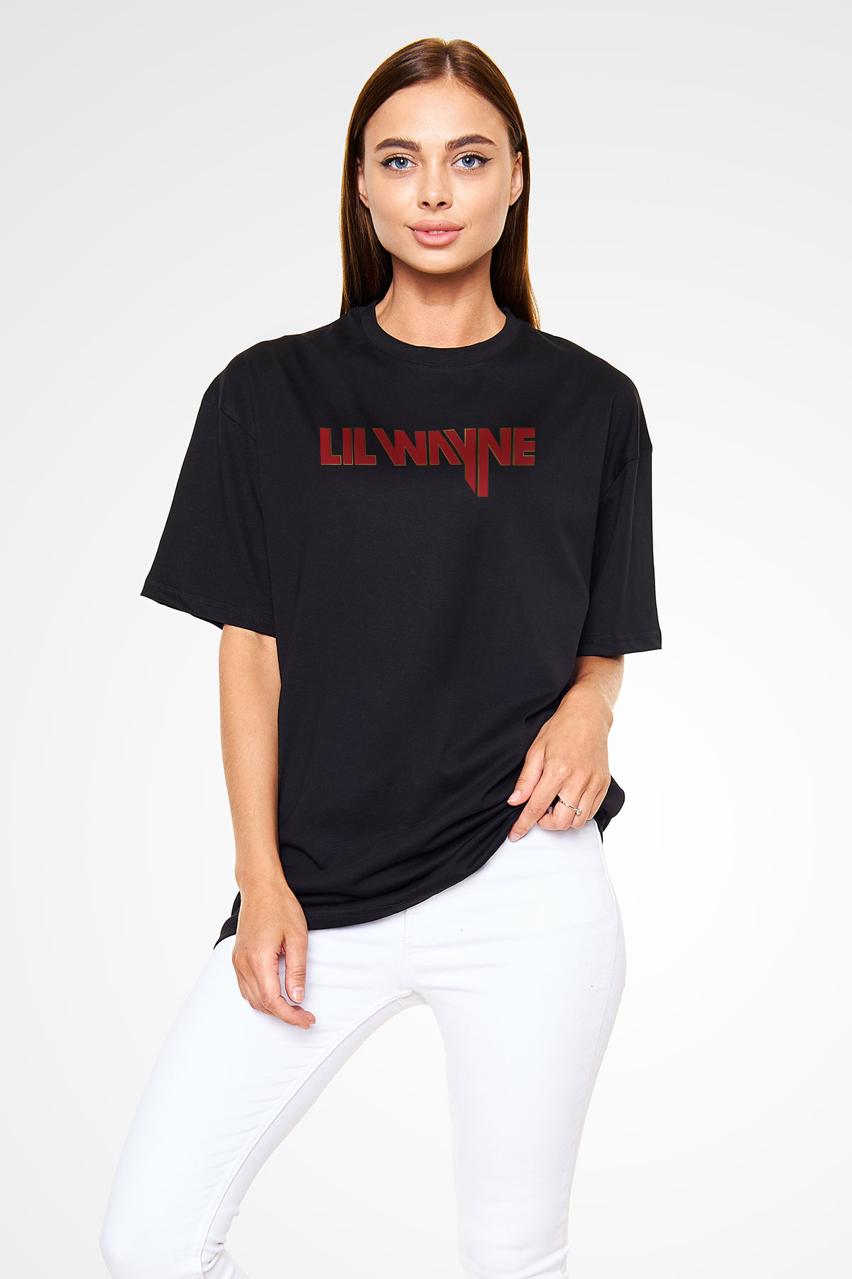 Lil Wayne Siyah Oversize Tişört Oversize T-shirt - TişörtFabrikası