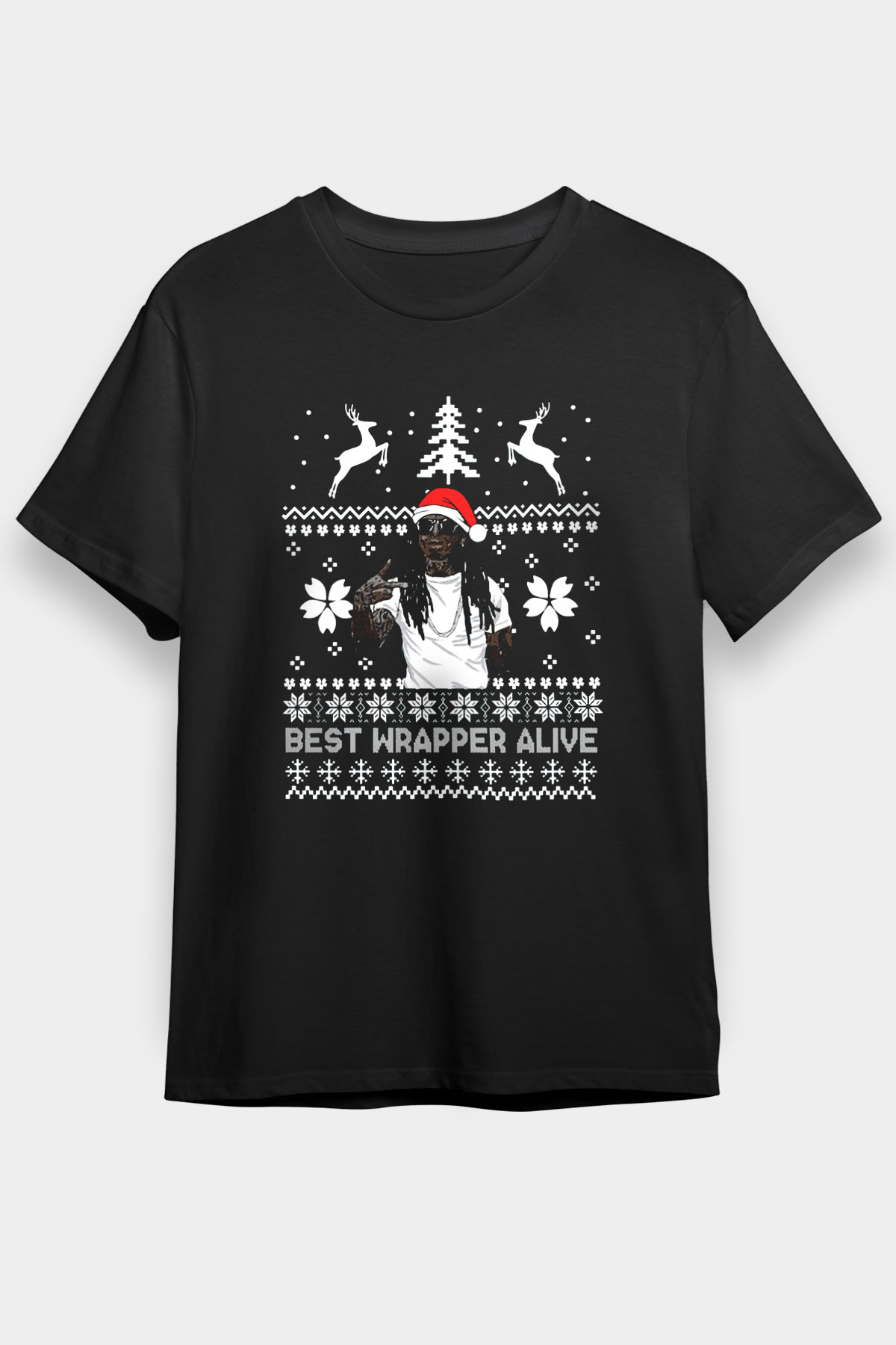 Lil Wayne Siyah Unisex Tişört T-Shirt - TişörtFabrikası