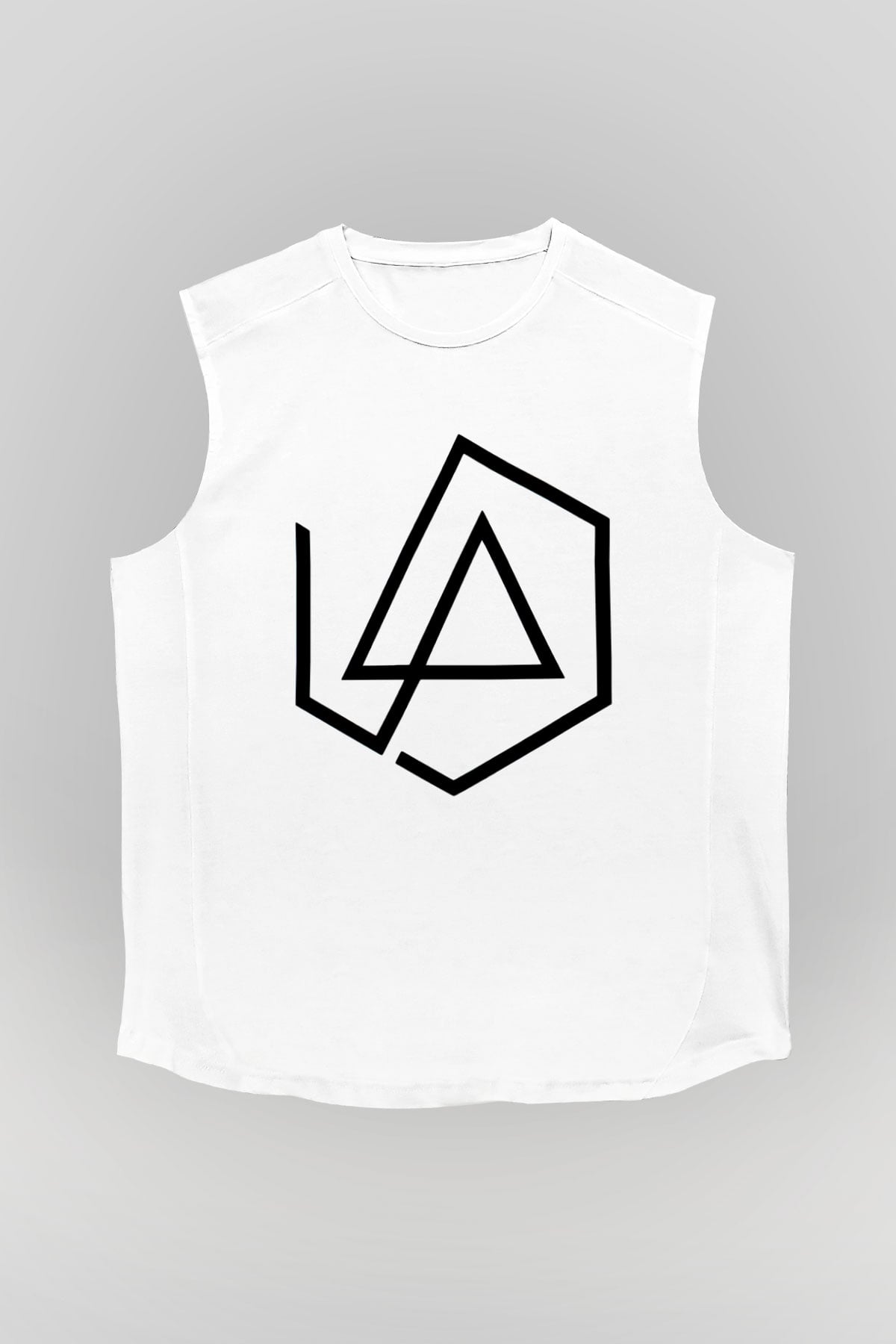 Linkin Park Beyaz Unisex Kolsuz Tişört
