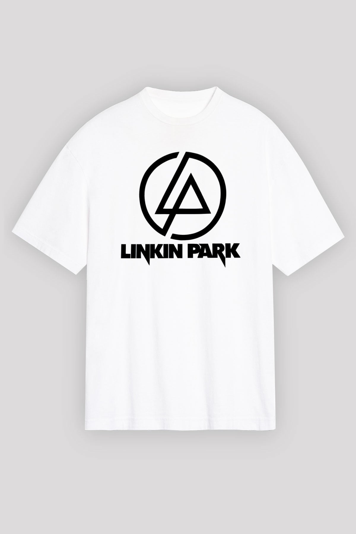 Linkin Park Beyaz Unisex Oversize Tişört T-Shirt