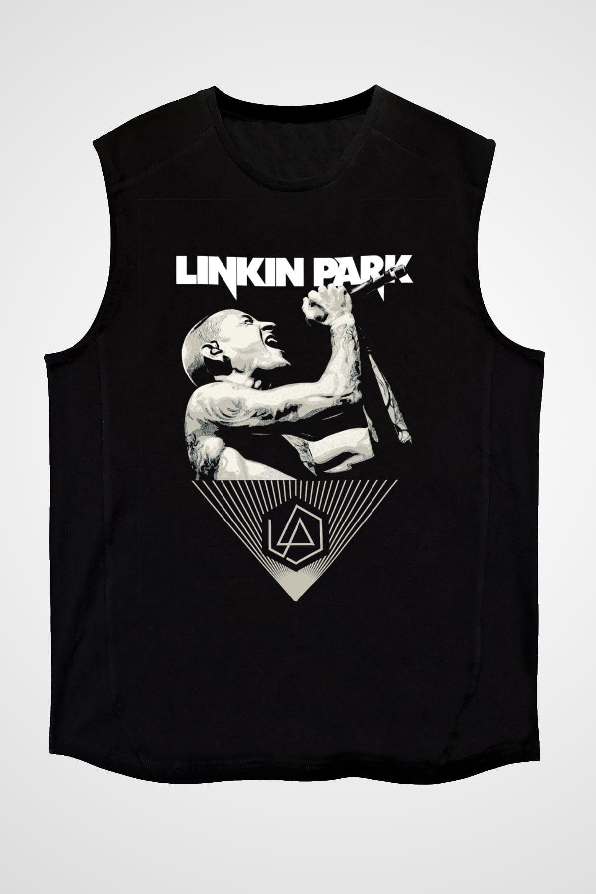 Linkin Park Siyah Unisex Kolsuz Tişört