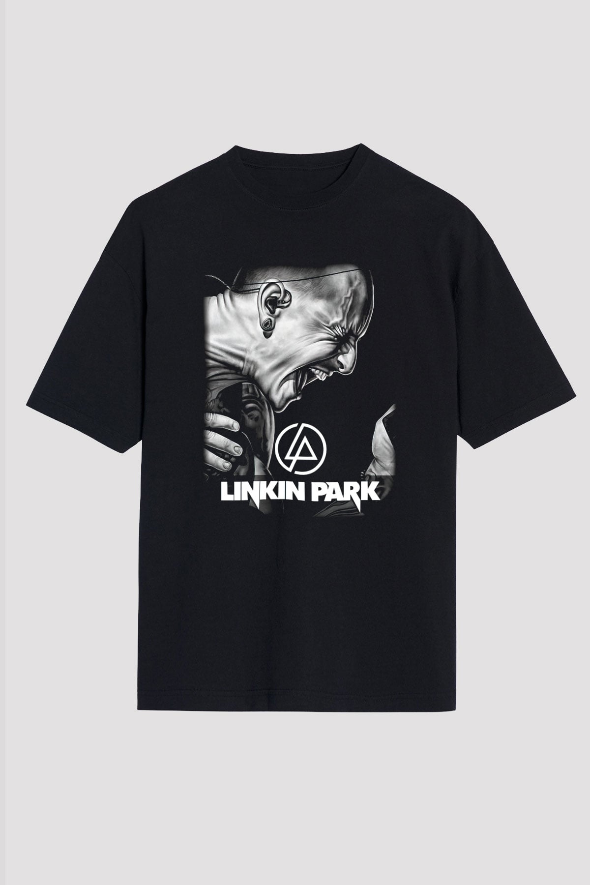 Linkin Park Siyah Unisex Oversize Tişört T-Shirt