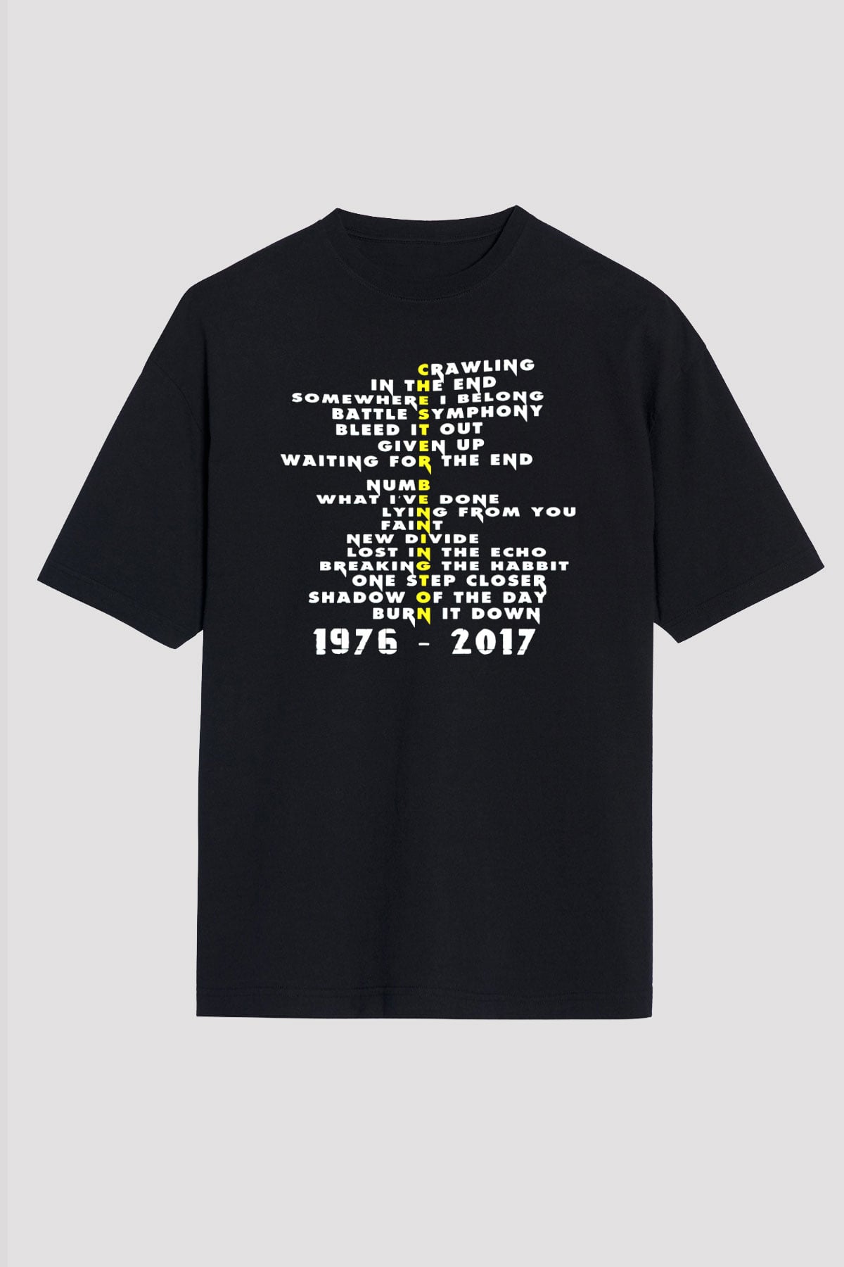 Linkin Park Siyah Oversize Tişört Oversize T-shirt - TişörtFabrikası