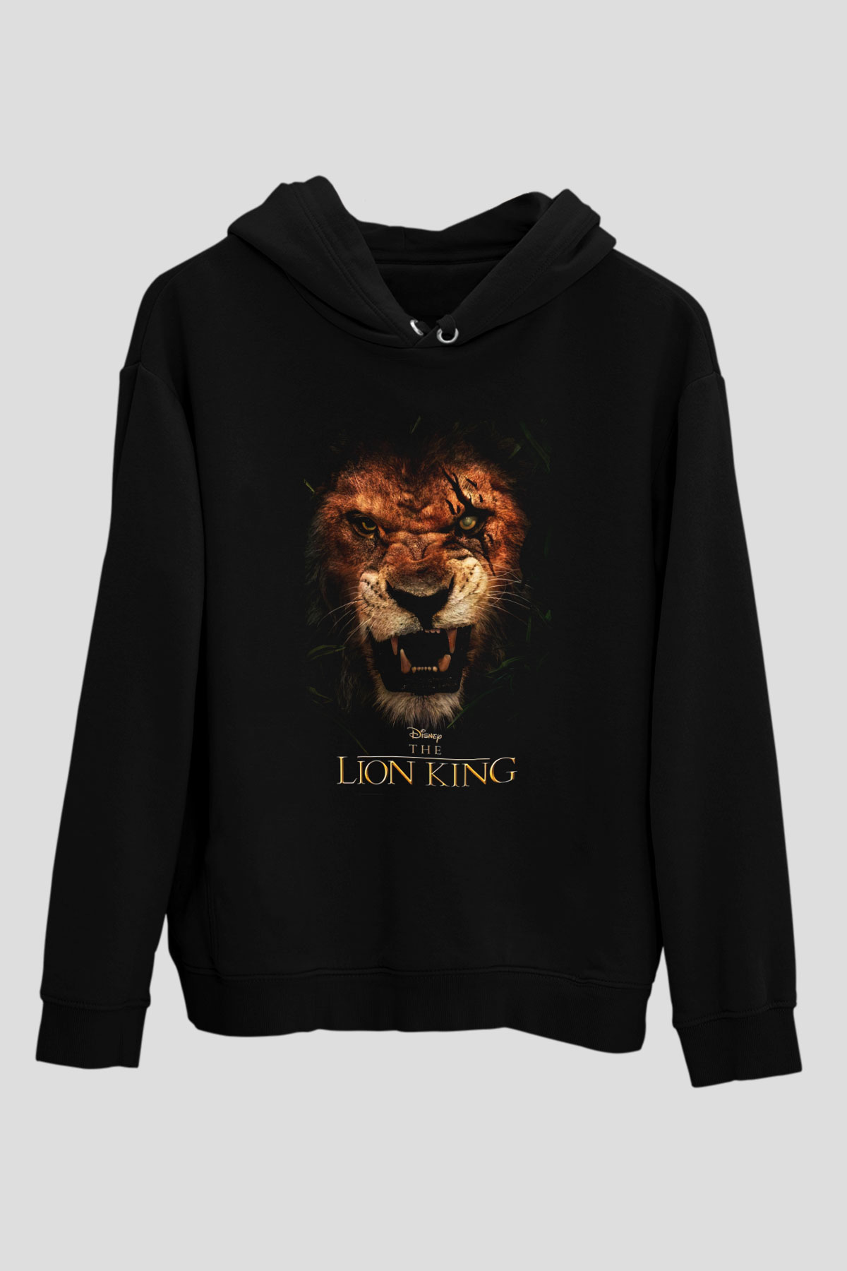 Lion King Siyah Unisex Hoodie