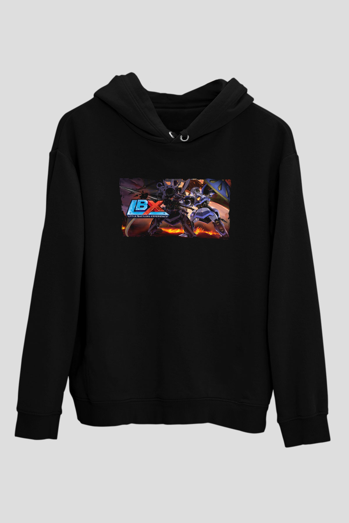 Little Battlers Experience Siyah Unisex Hoodie