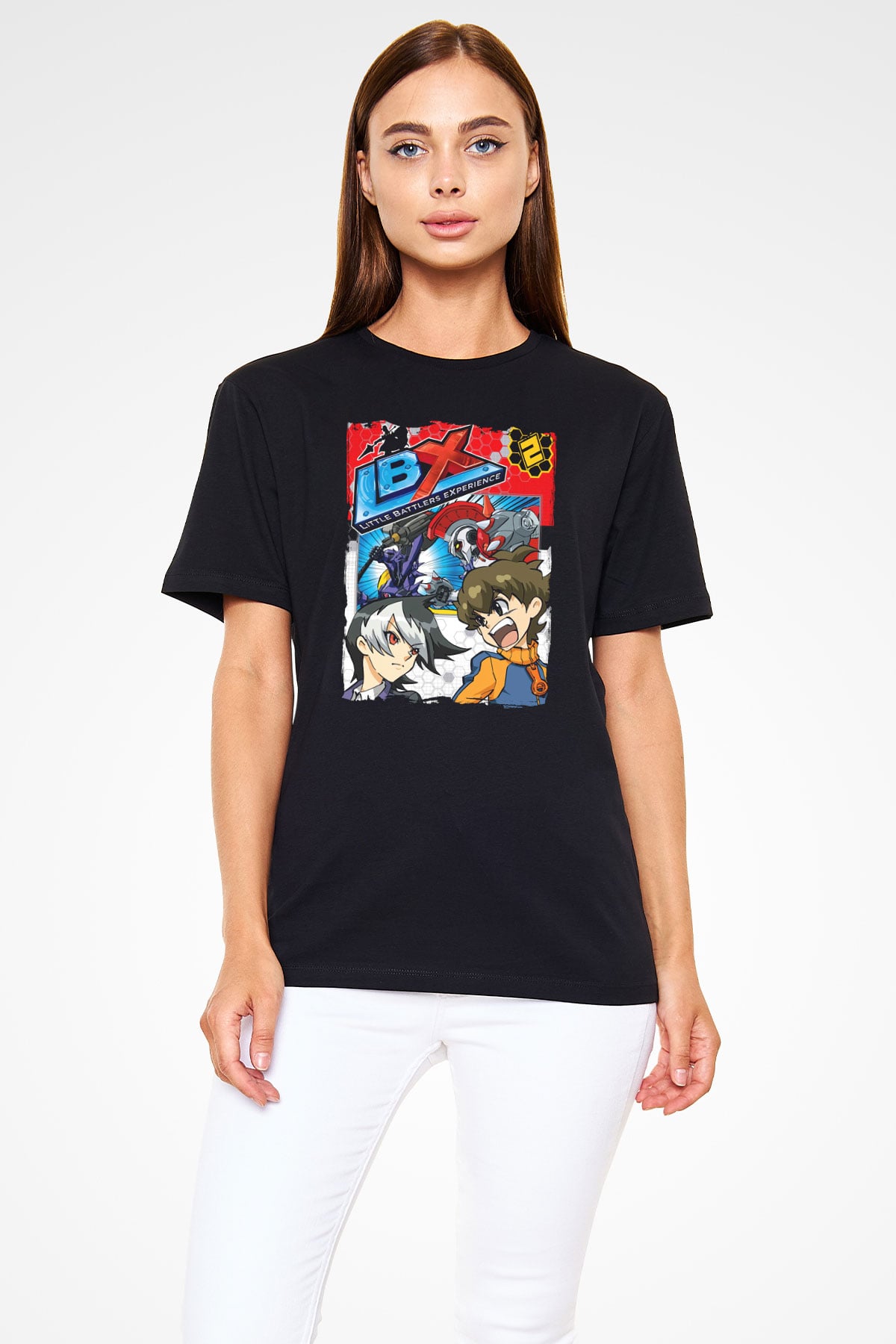 Little Battlers Experience Siyah Unisex Tişört T-Shirt