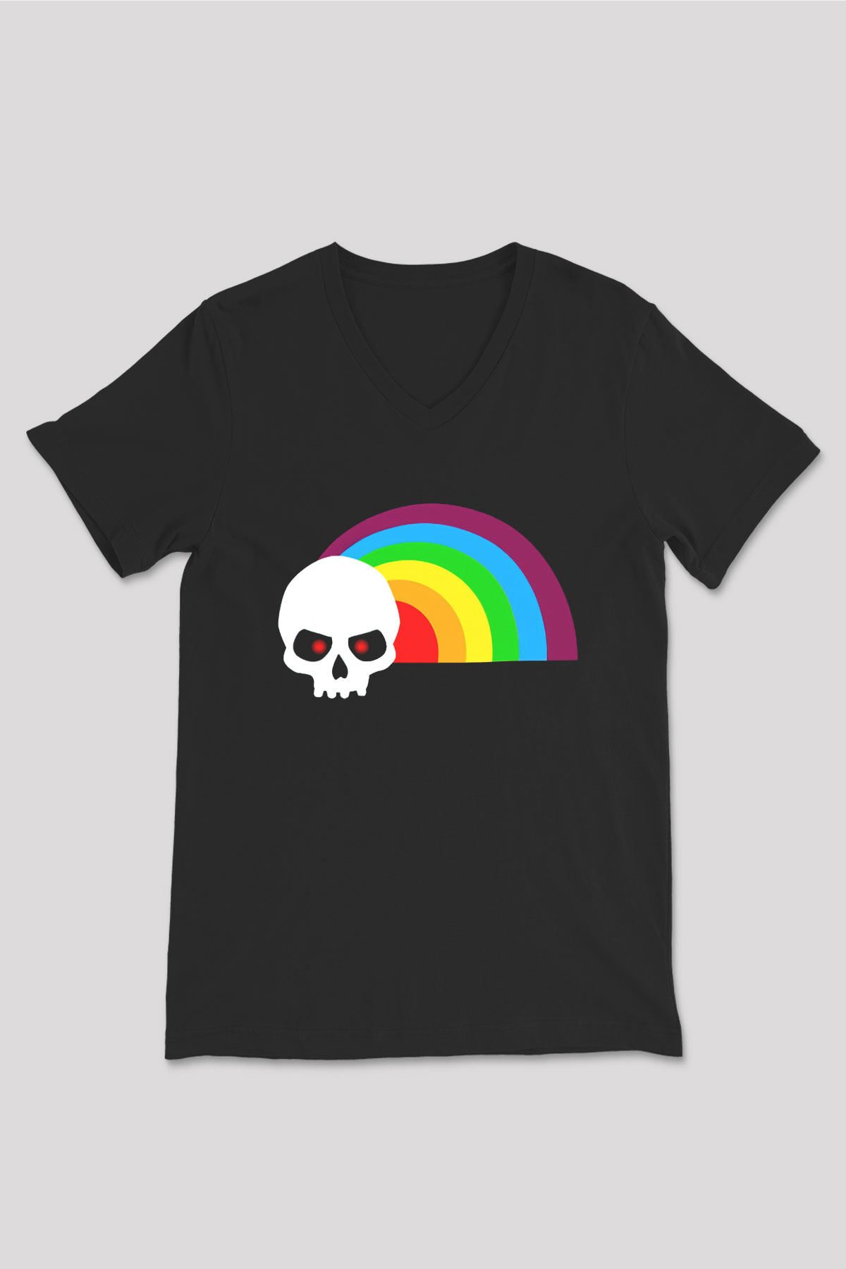 LJN Siyah Unisex  V Yaka Tişört