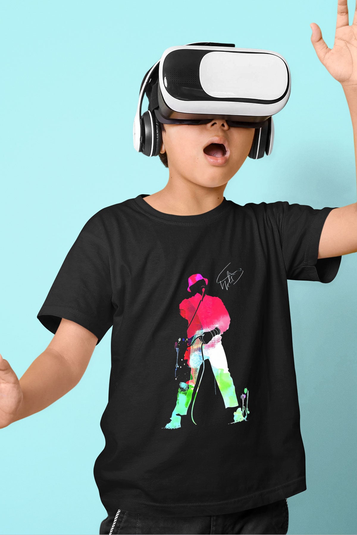LL Cool J Siyah Unisex Çocuk Tişört
