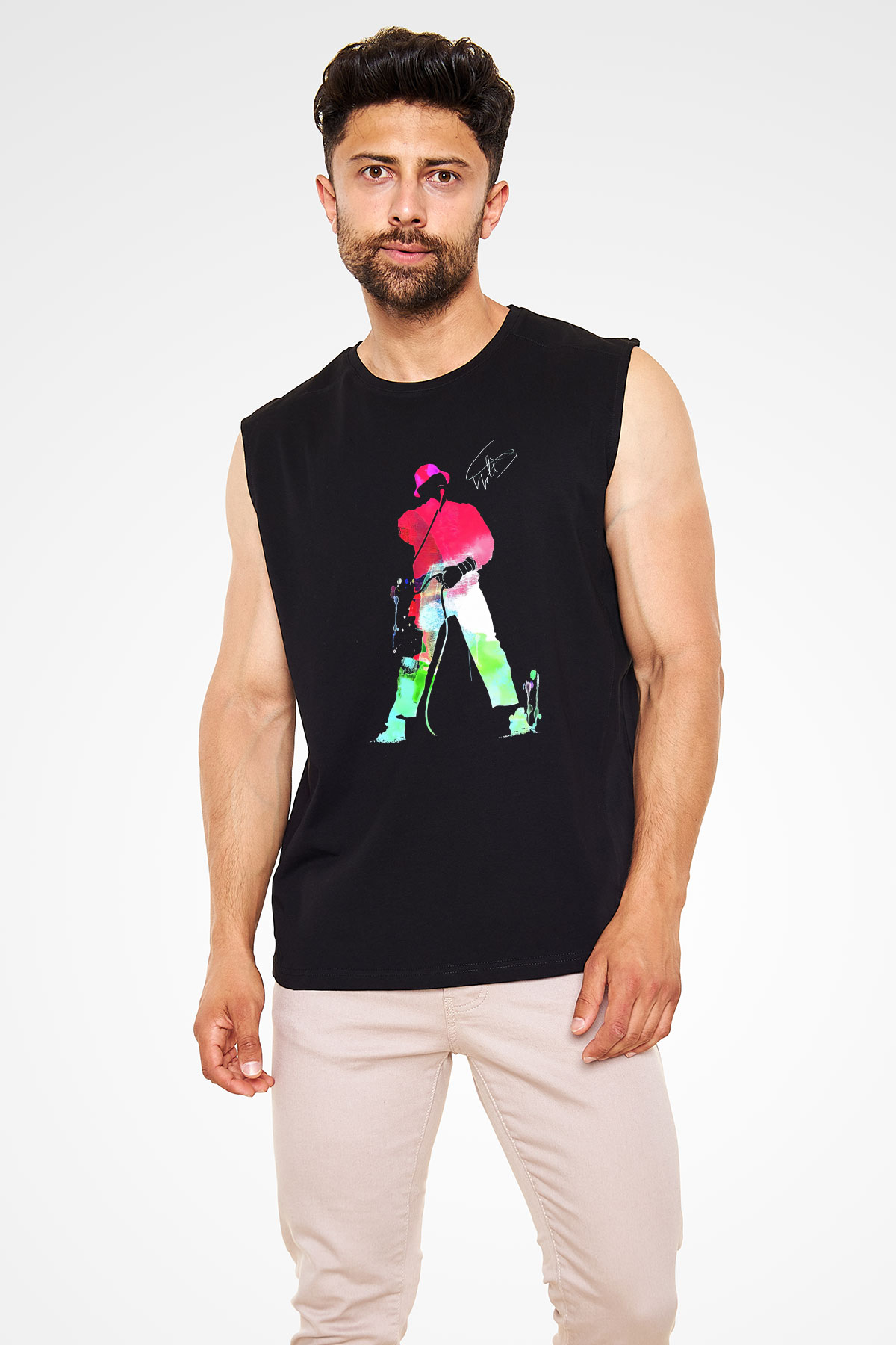 LL Cool J Siyah Unisex Kolsuz Tişört