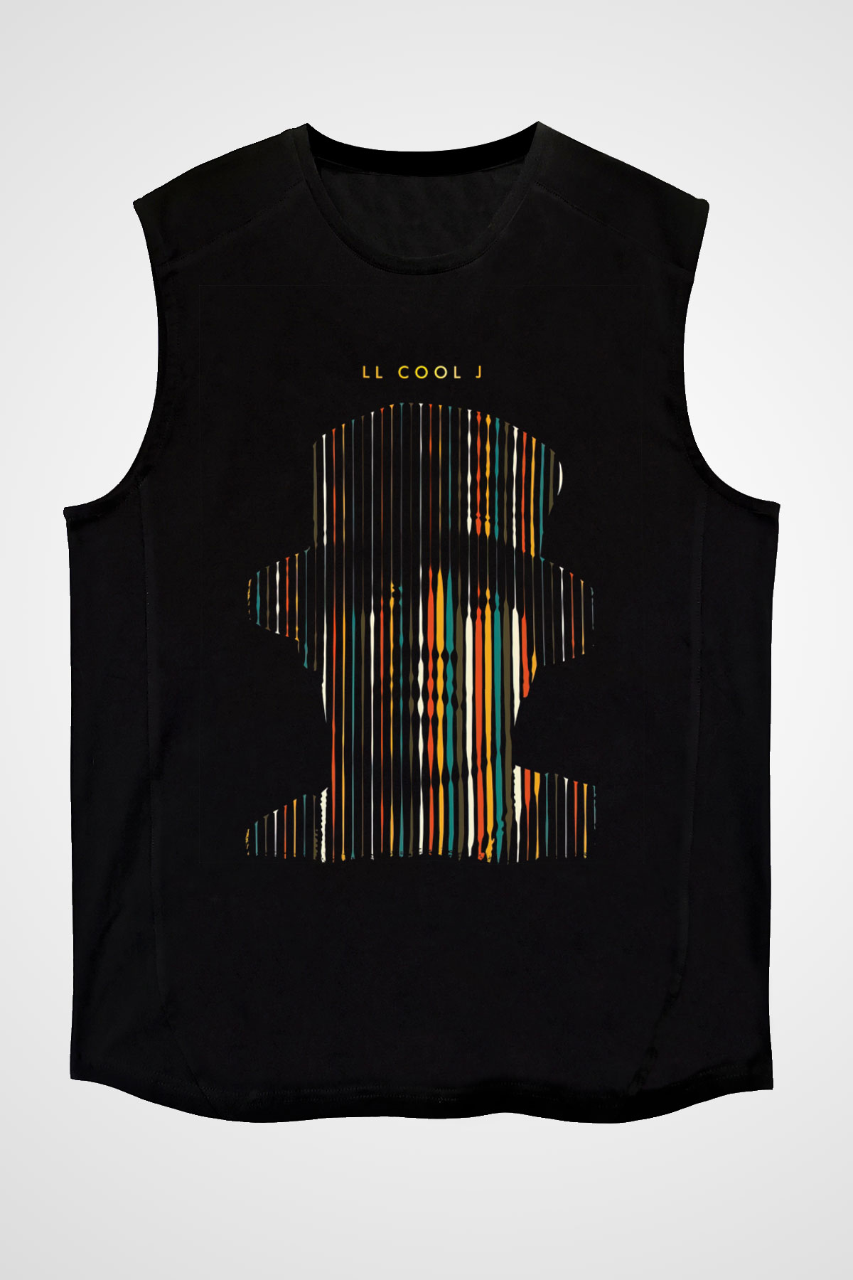 LL Cool J Siyah Unisex Kolsuz Tişört