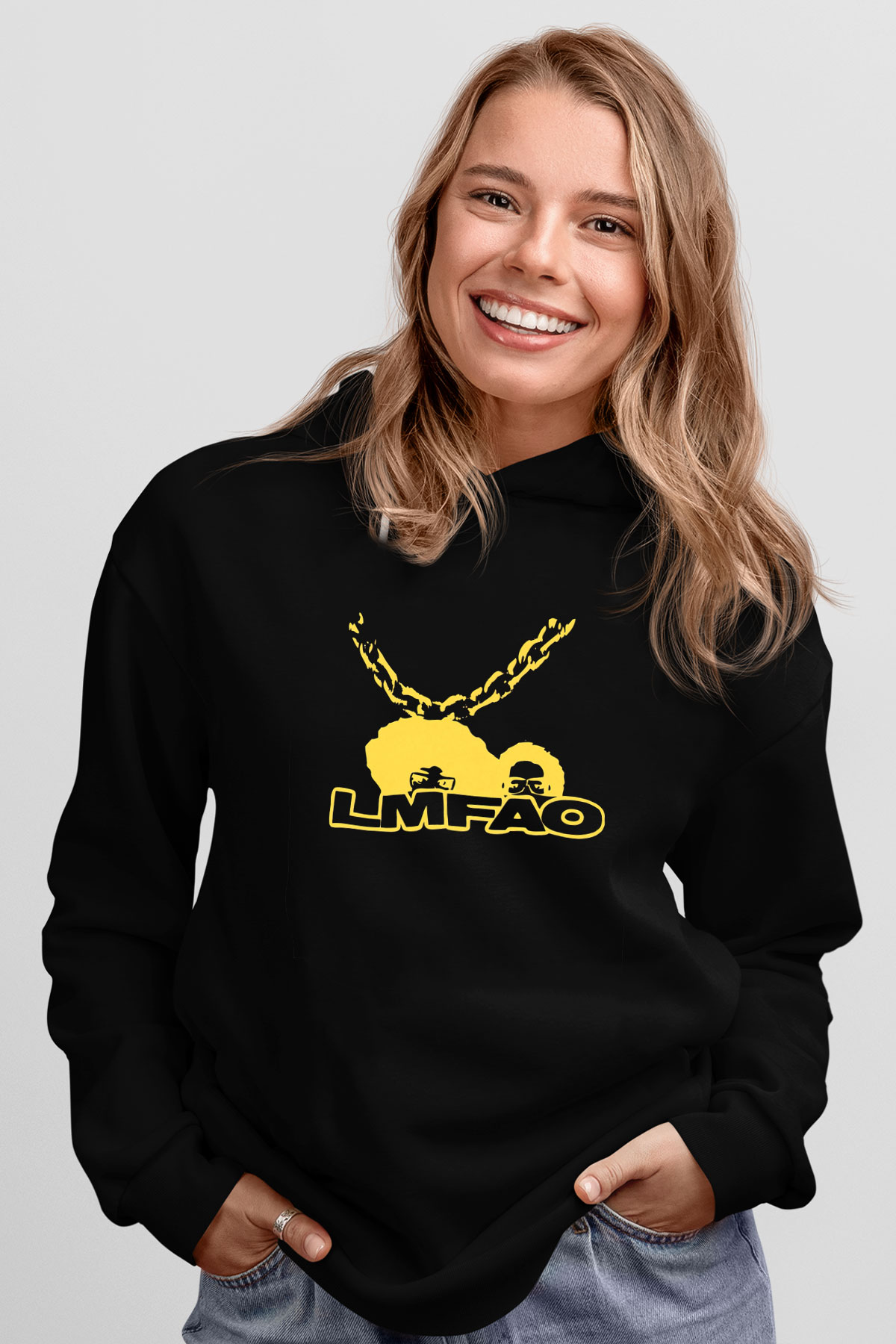 LMFAO Siyah Unisex Hoodie