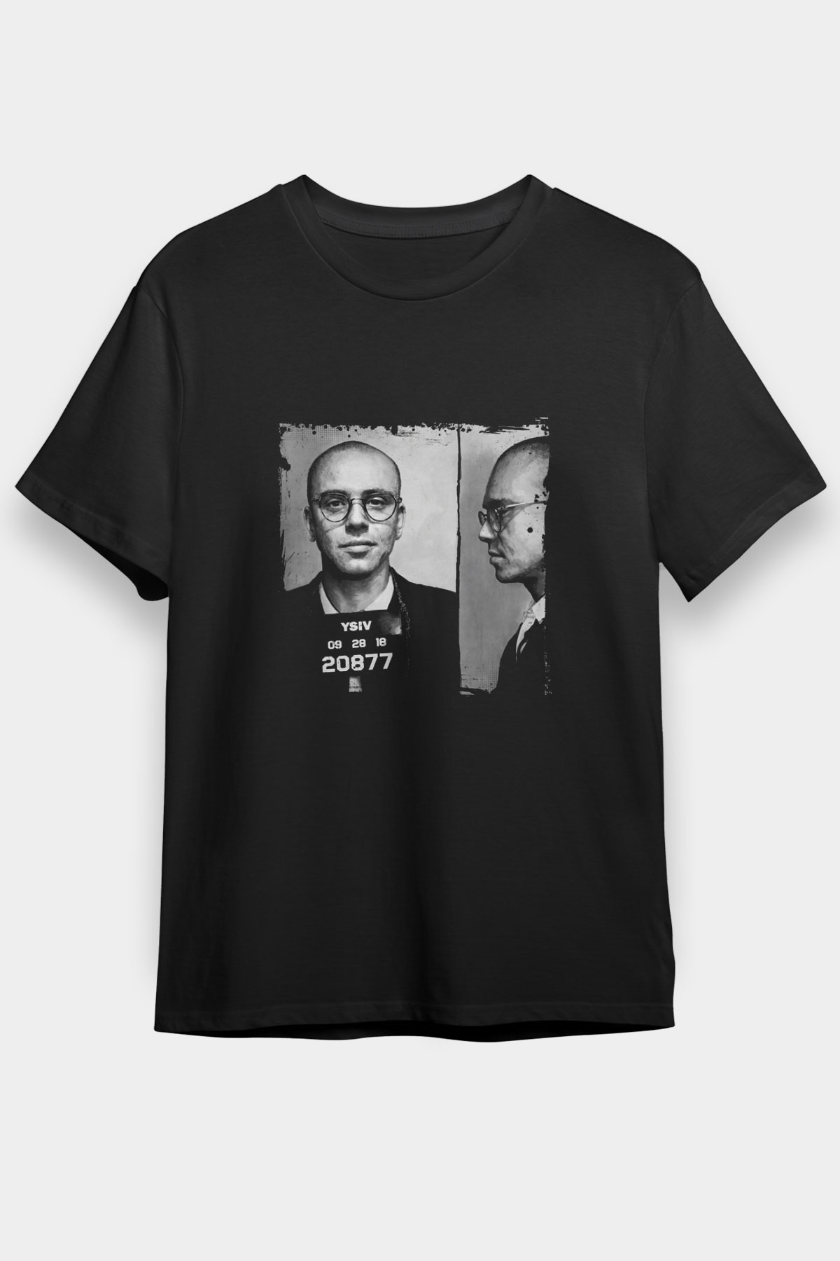 Logic Baskılı Unisex Siyah Tişört