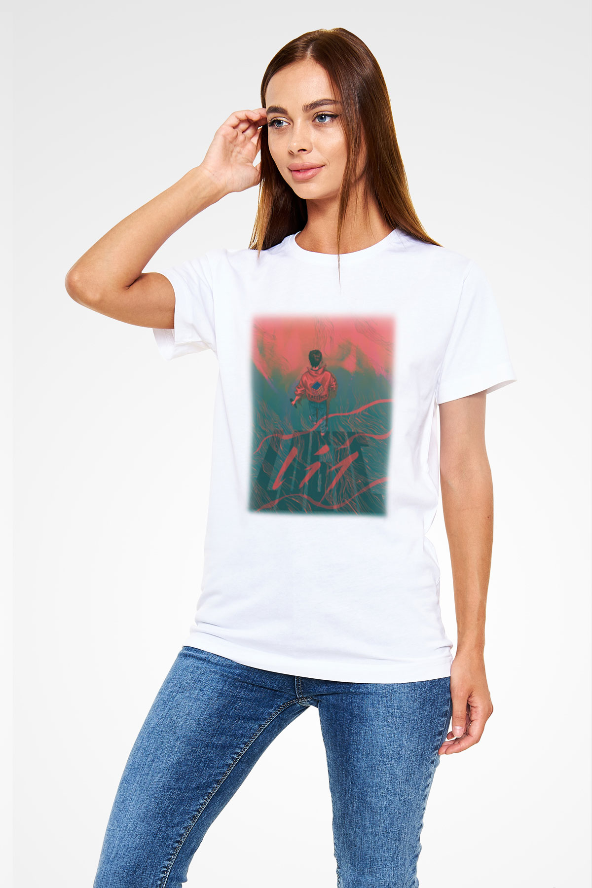 Logic Beyaz Unisex Tişört T-Shirt - TişörtFabrikası