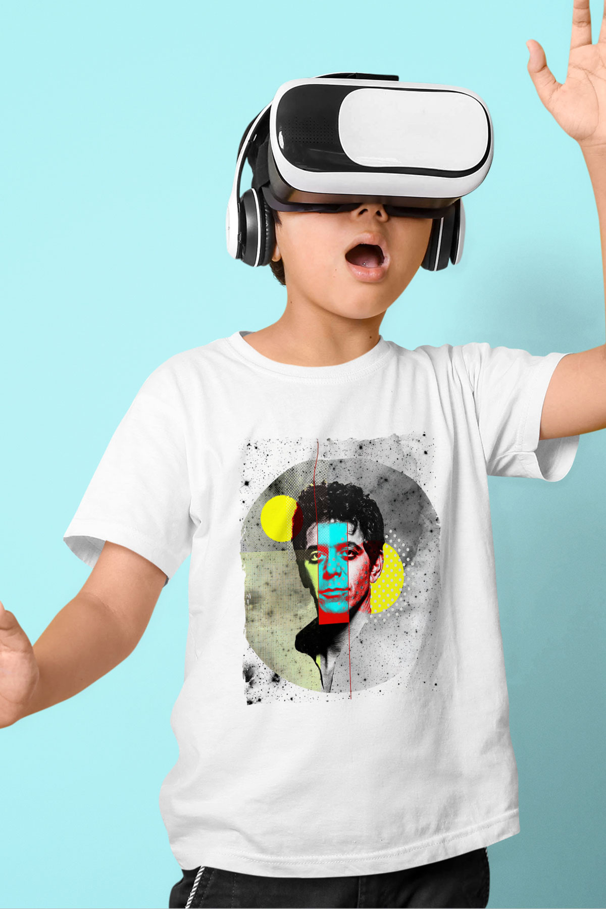 Lou Reed Beyaz Unisex Çocuk Tişört