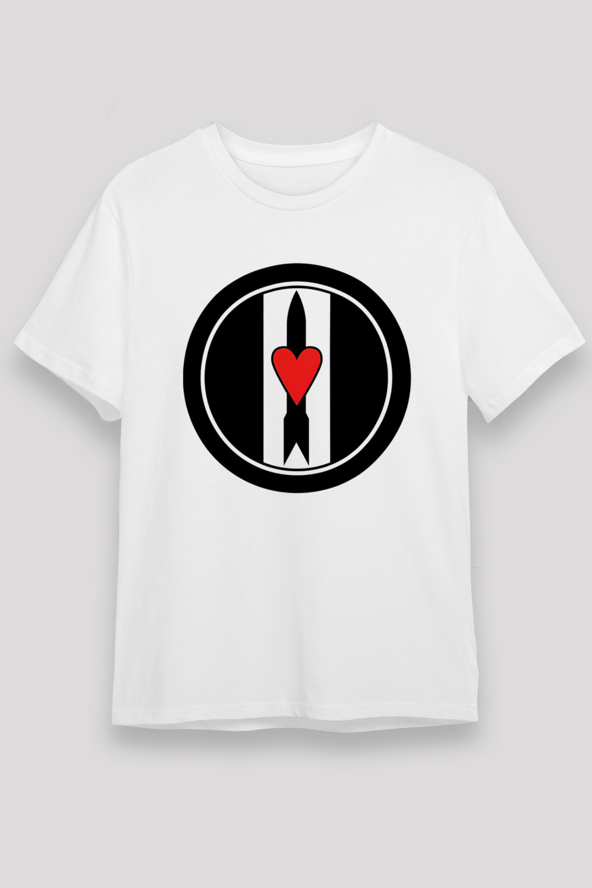 Love and Rockets Beyaz Unisex Tişört T-Shirt - TişörtFabrikası
