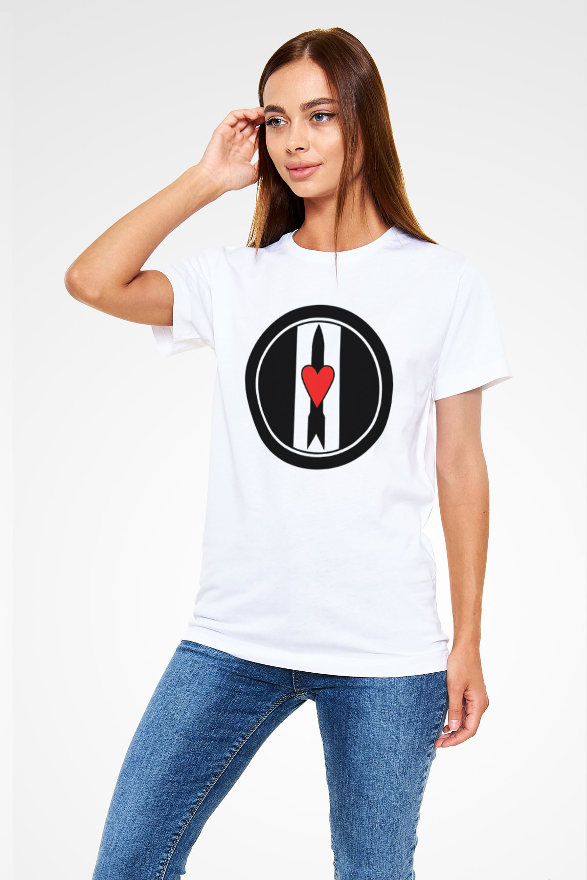 Love and Rockets Beyaz Unisex Tişört T-Shirt - TişörtFabrikası