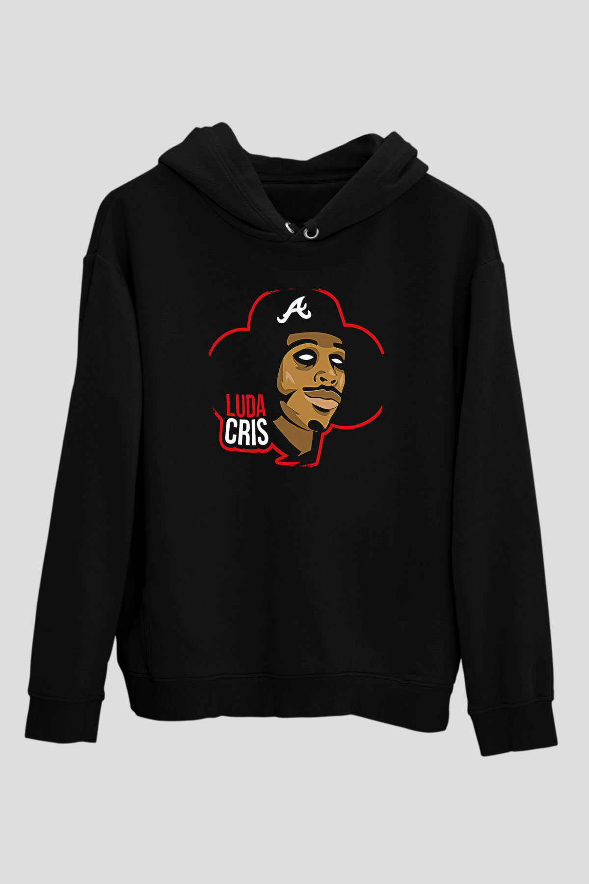 Ludacris Baskılı Unisex Siyah Hoodie