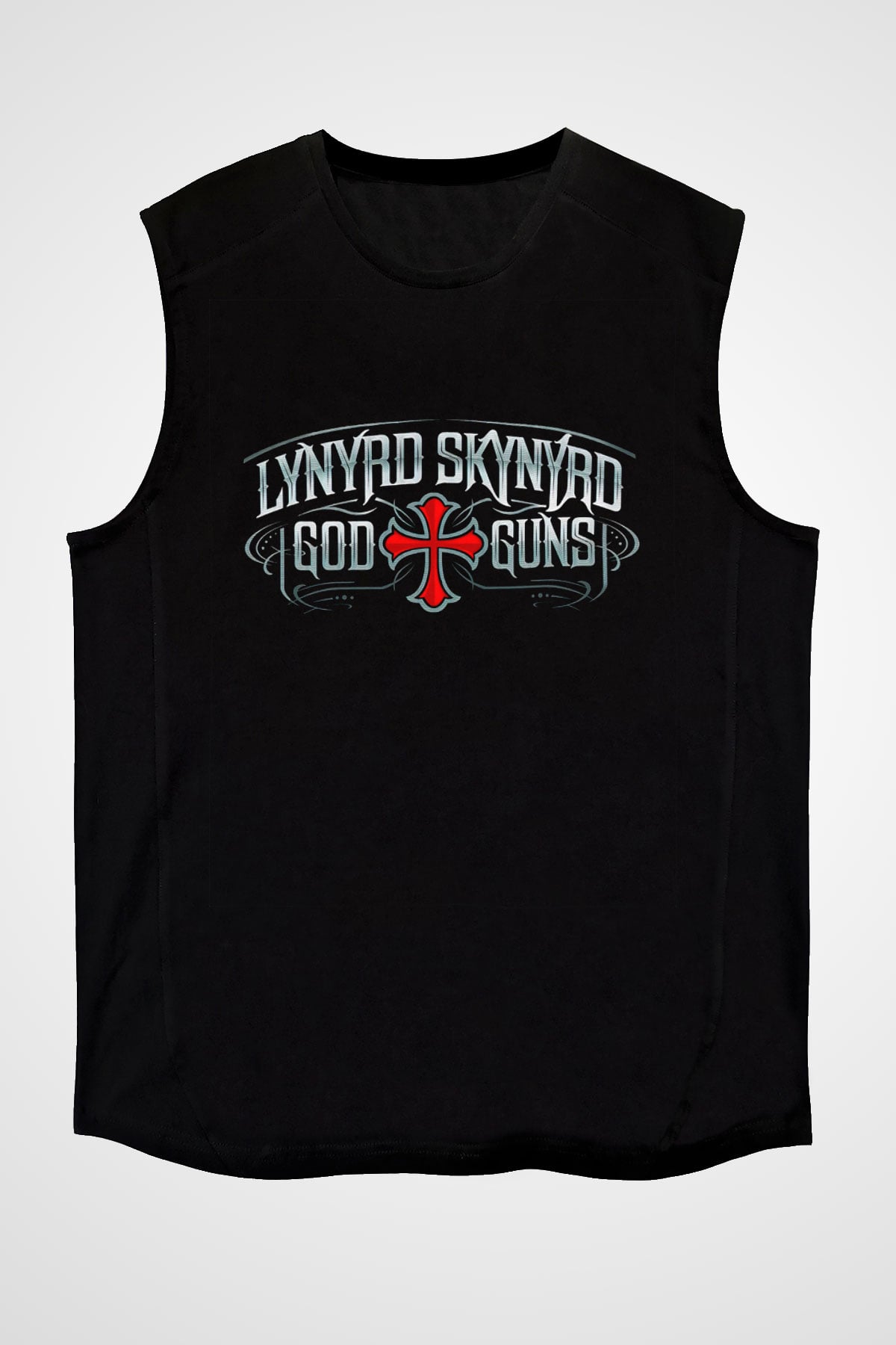 Lynyrd Skynyrd Siyah Unisex Kolsuz Tişört
