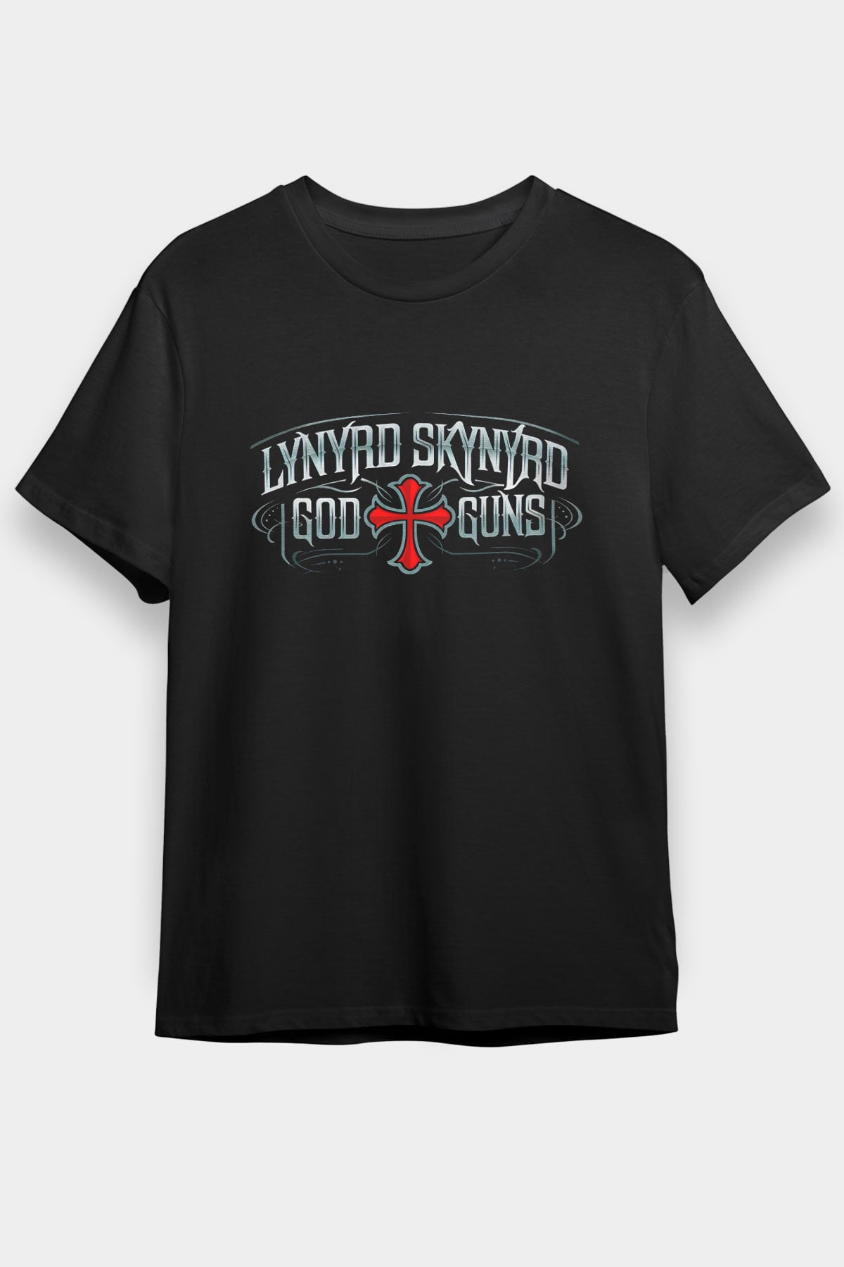 Lynyrd Skynyrd Siyah Unisex Tişört T-Shirt - TişörtFabrikası