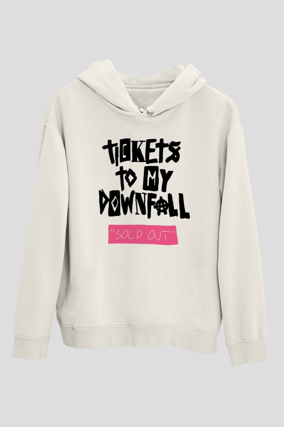 Machine Gun Kelly Beyaz Unisex Kapüşonlu Sweatshirt