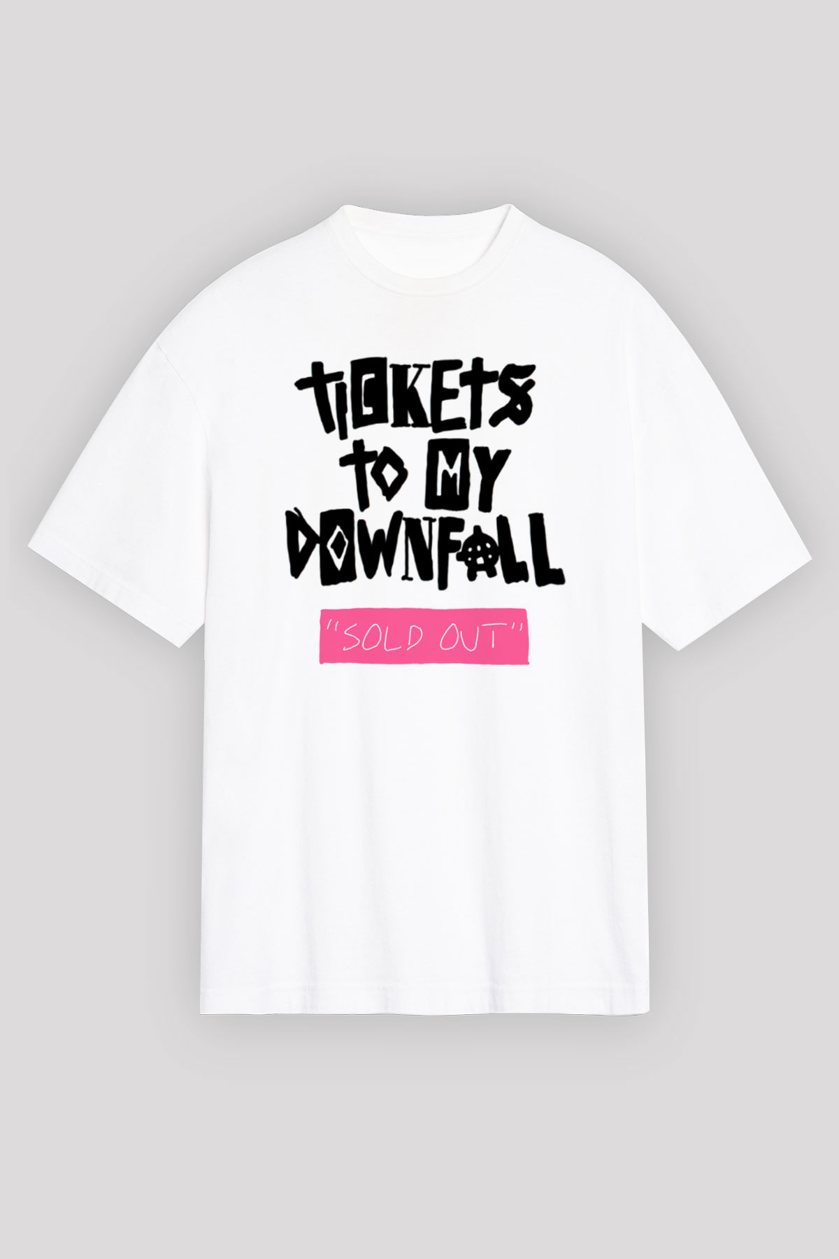 Machine Gun Kelly Beyaz Oversize Tişört Oversize T-shirt - TişörtFabrikası
