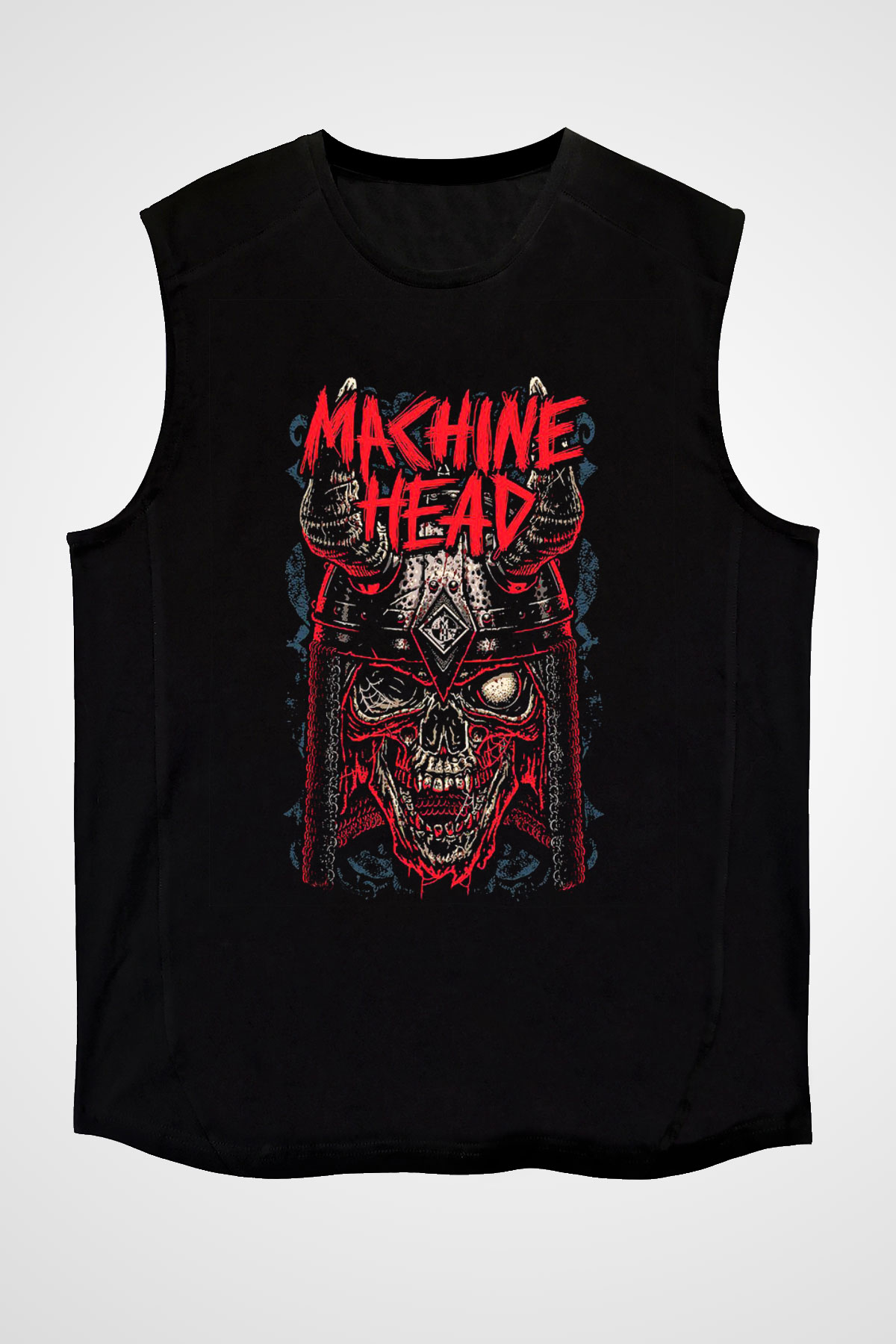 Machine Head Siyah Unisex Kolsuz Tişört
