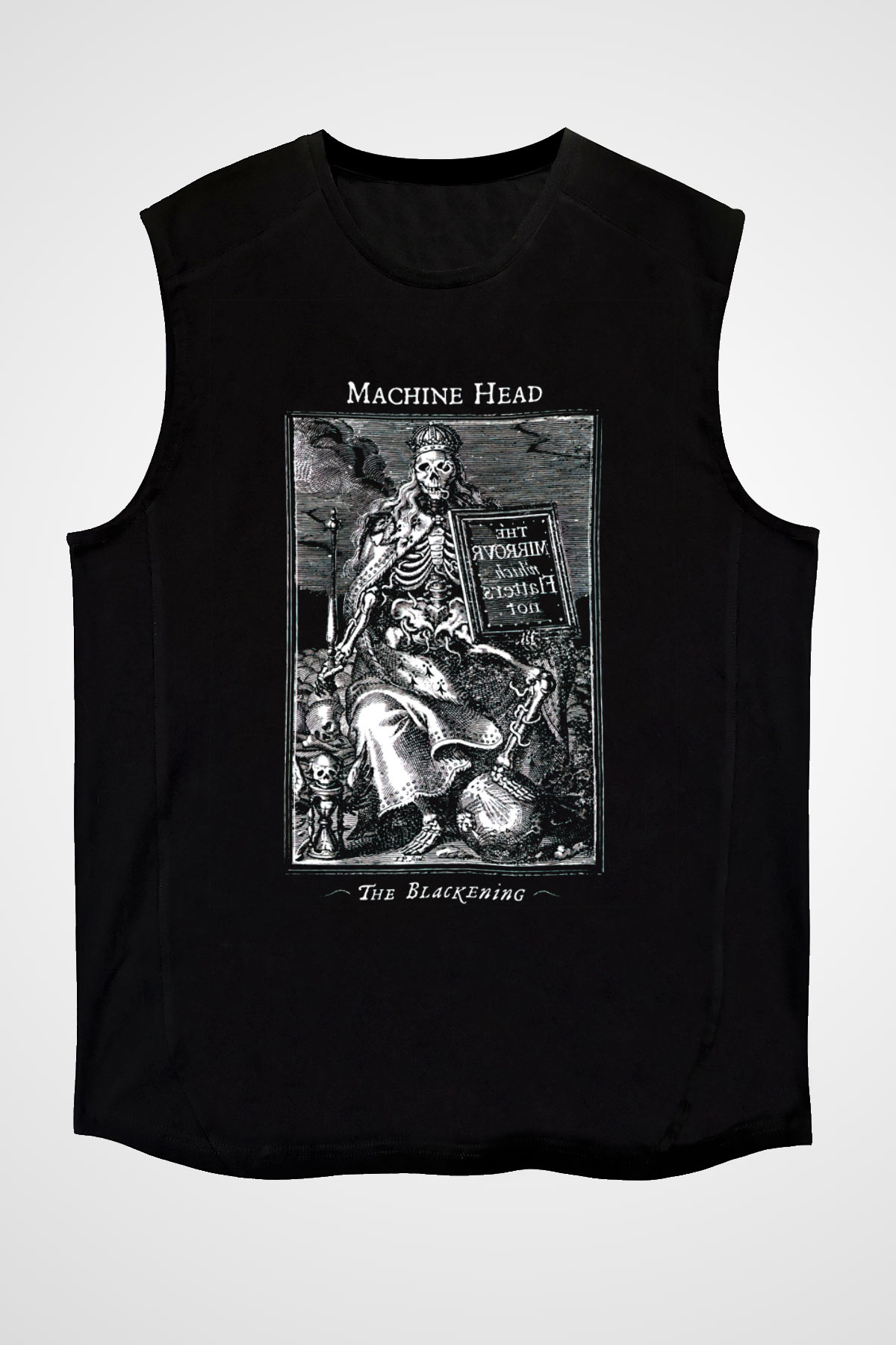 Machine Head Siyah Unisex Kolsuz Tişört