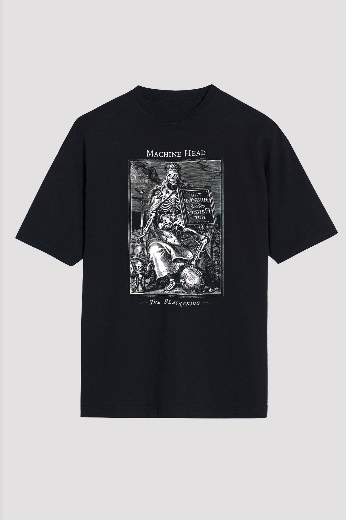 Machine Head Siyah Unisex Oversize Tişört T-Shirt