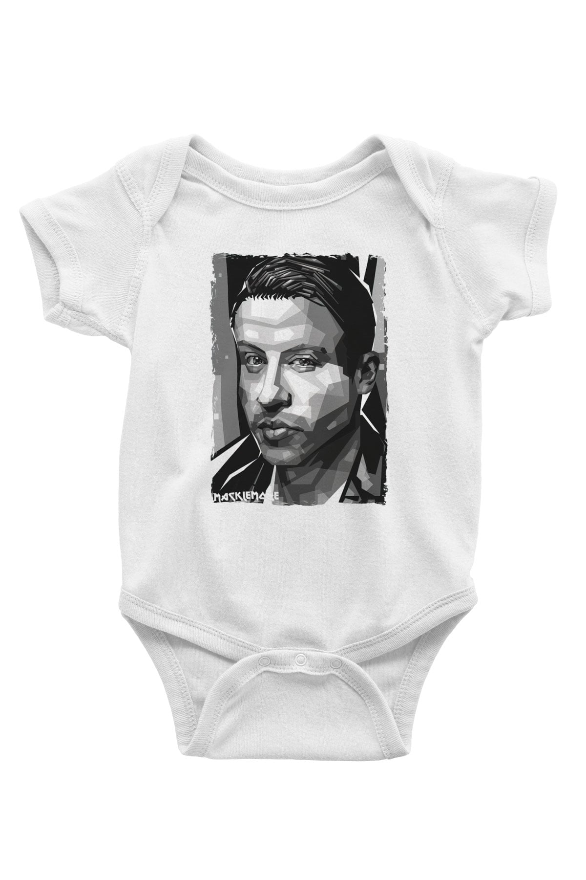 Macklemore Beyaz Bebek Body - Zıbın