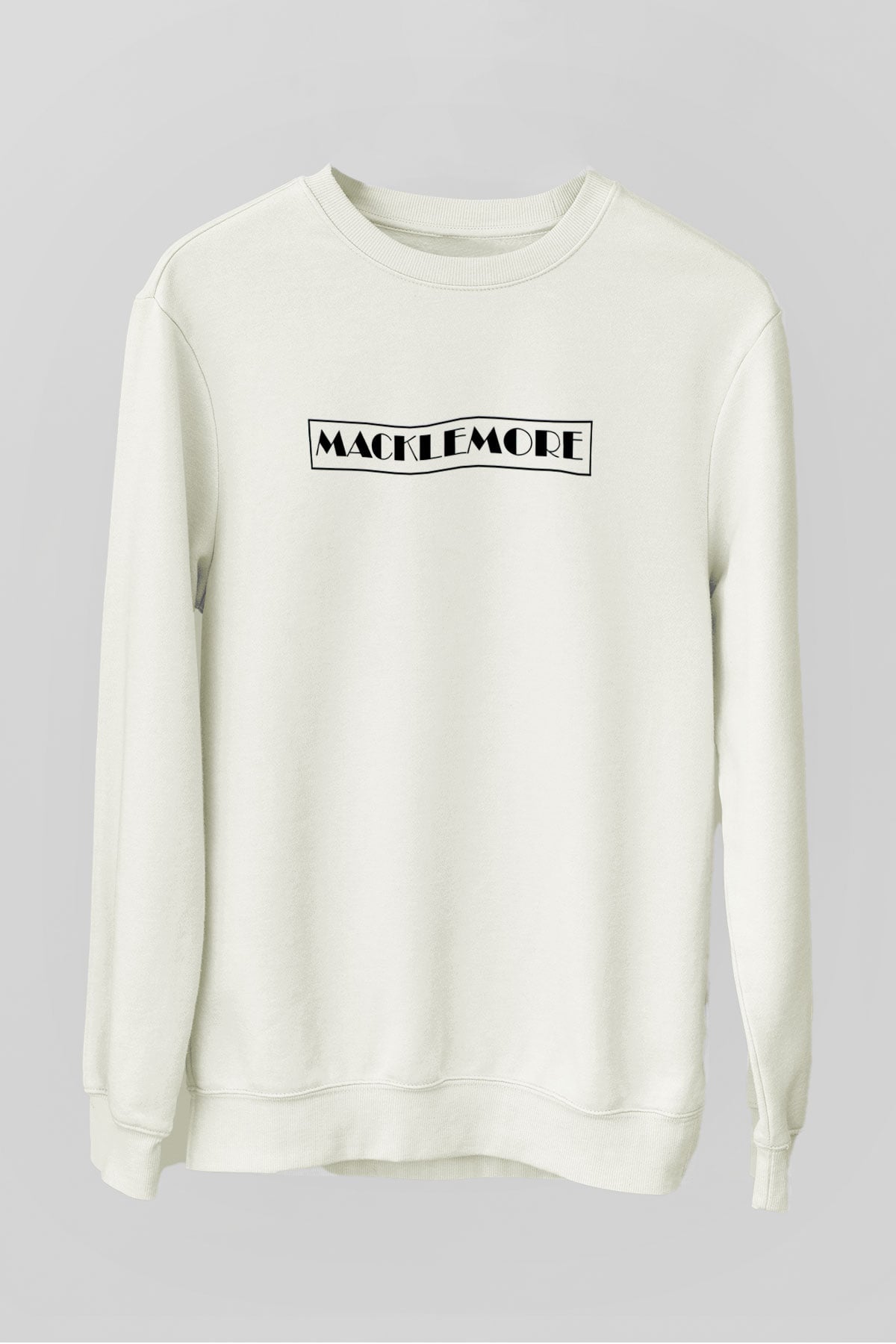 Macklemore Beyaz Unisex Sweatshirt