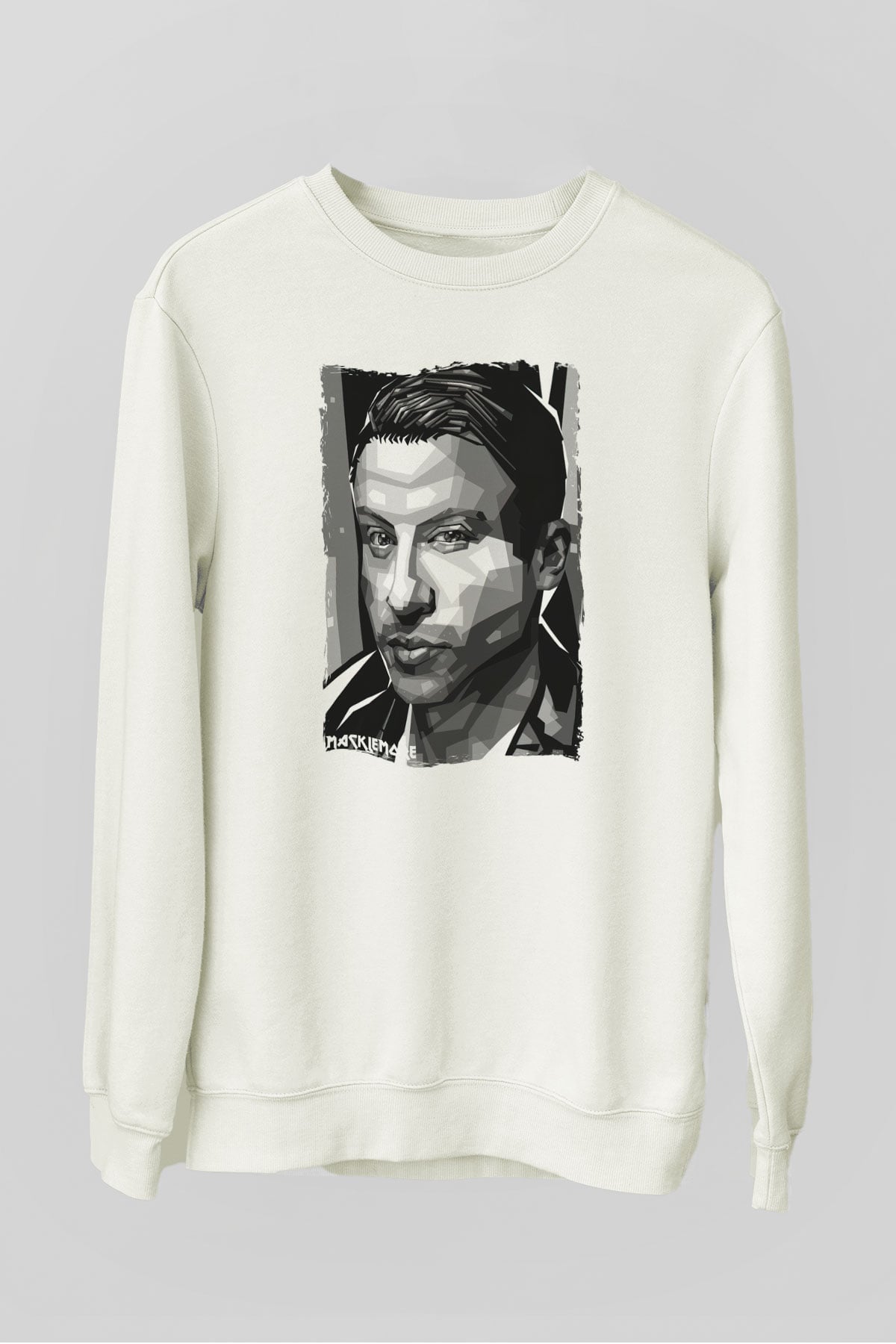 Macklemore Beyaz Unisex Sweatshirt