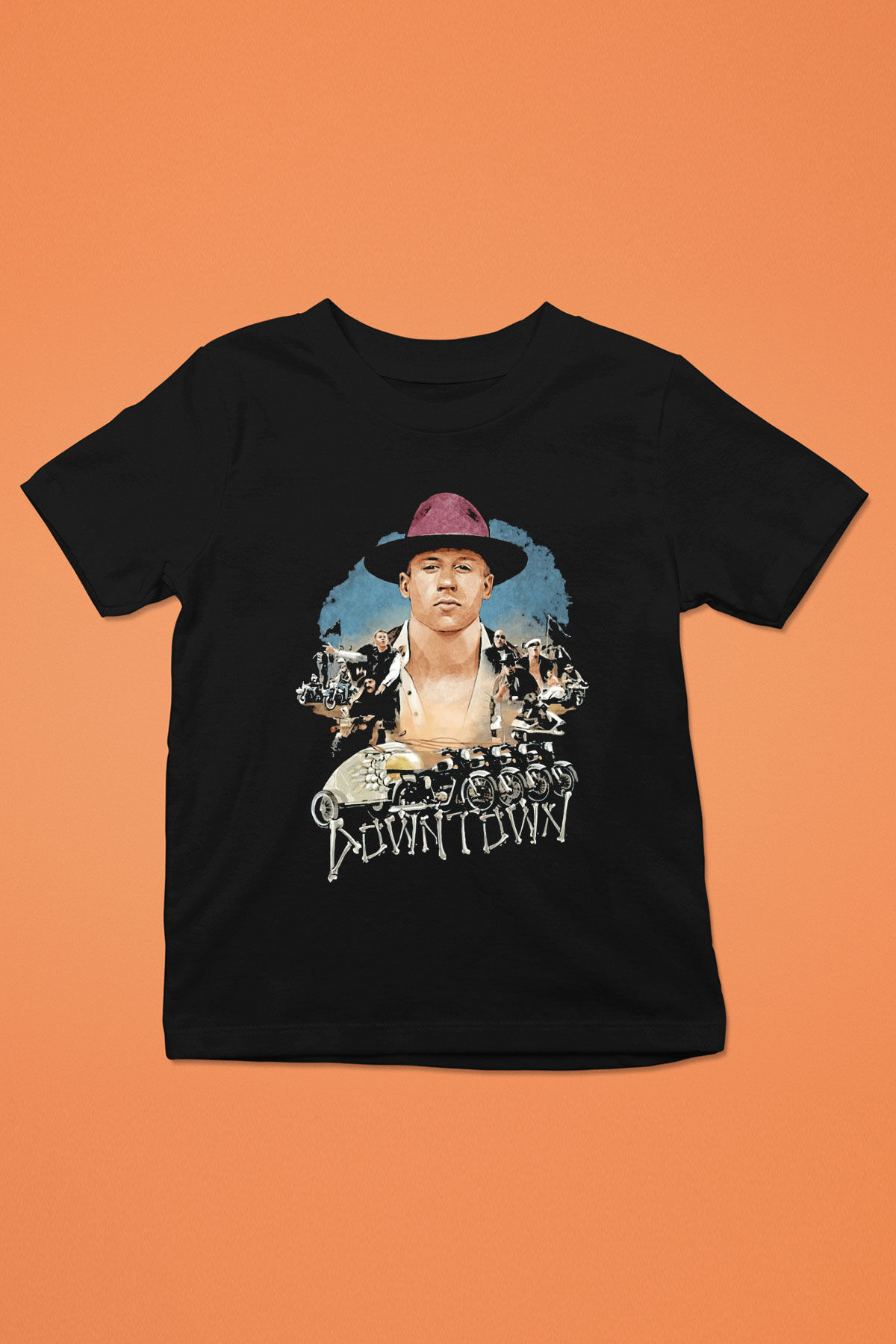 Macklemore Siyah Unisex Çocuk Tişört