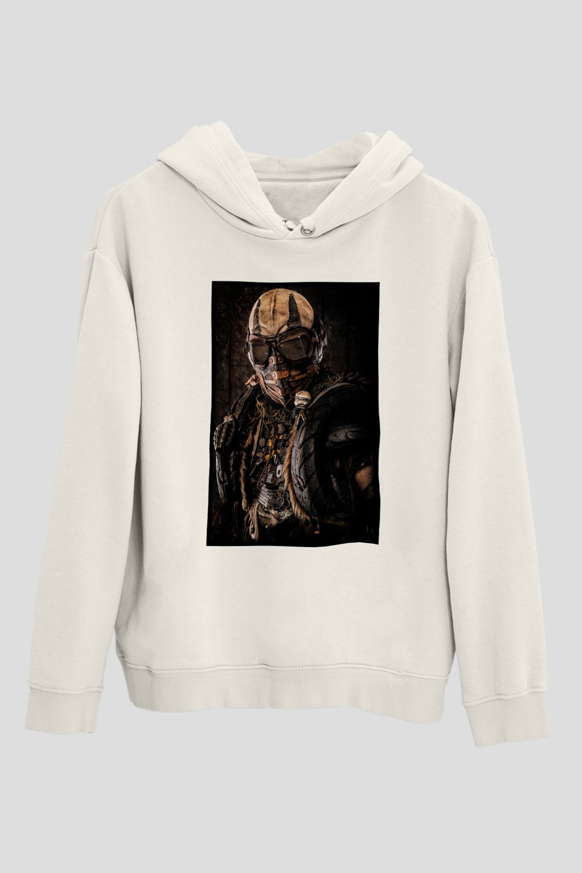 Mad Max Beyaz Unisex Hoodie