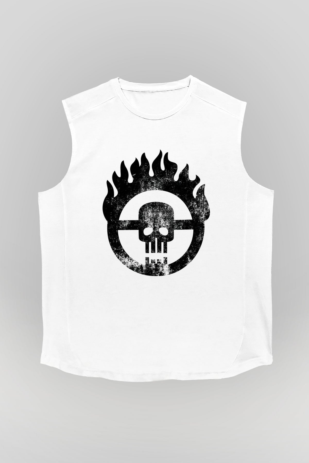 Mad Max Beyaz Unisex Kolsuz Tişört