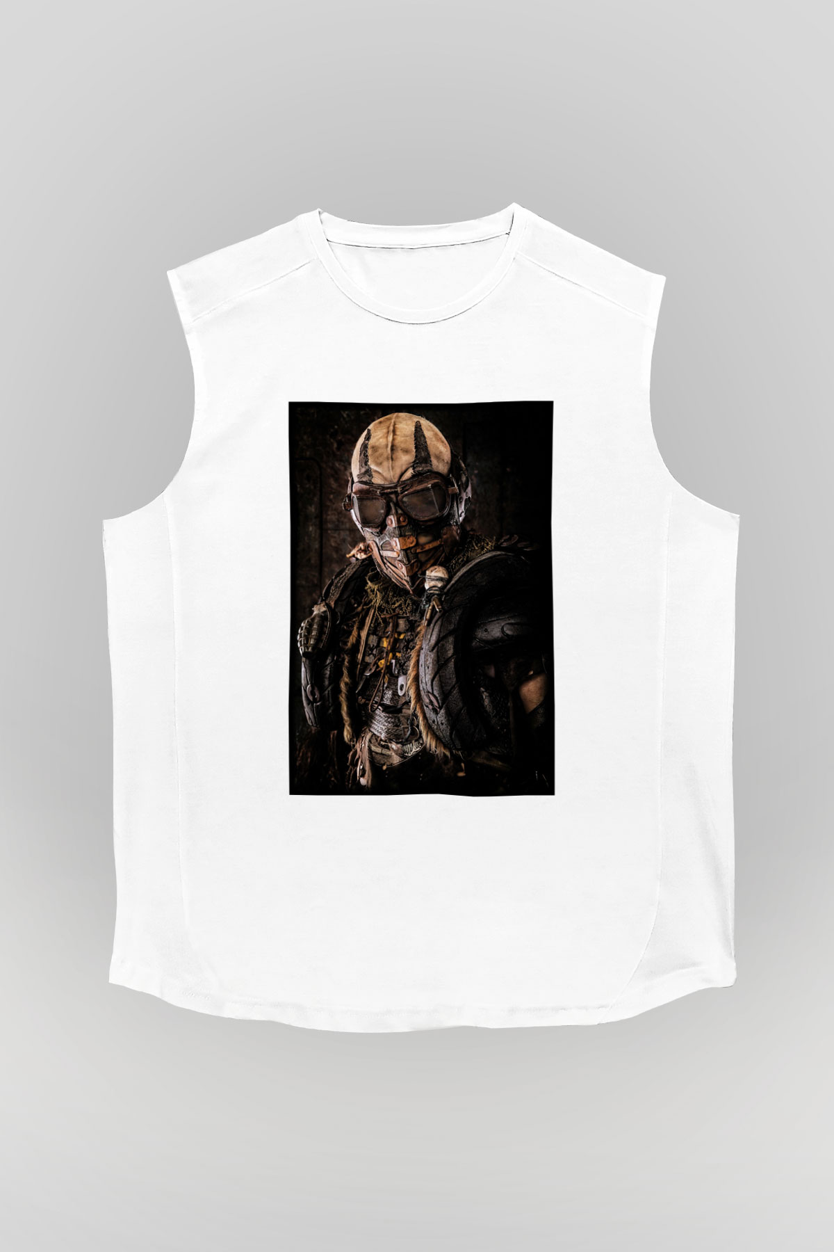 Mad Max Beyaz Unisex Kolsuz Tişört