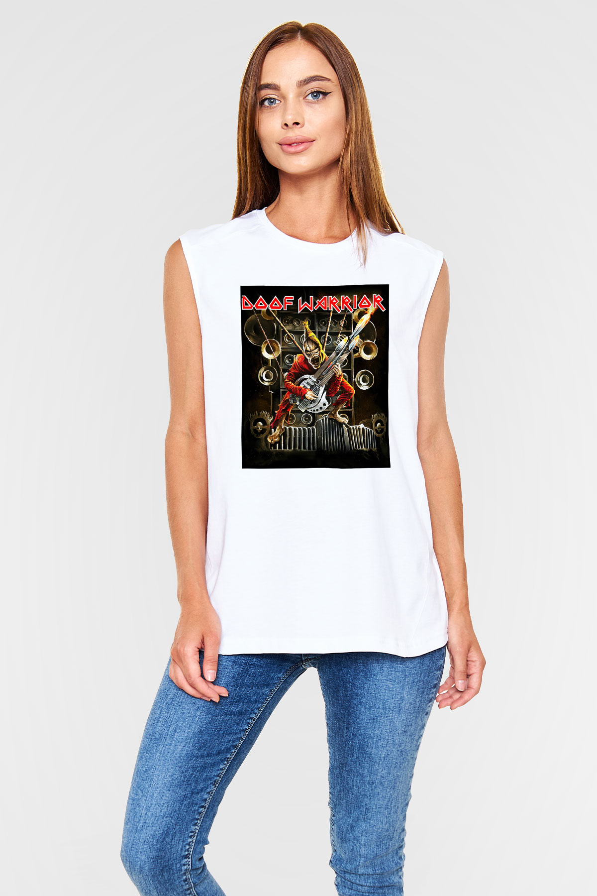 Mad Max Beyaz Unisex Kolsuz Tişört