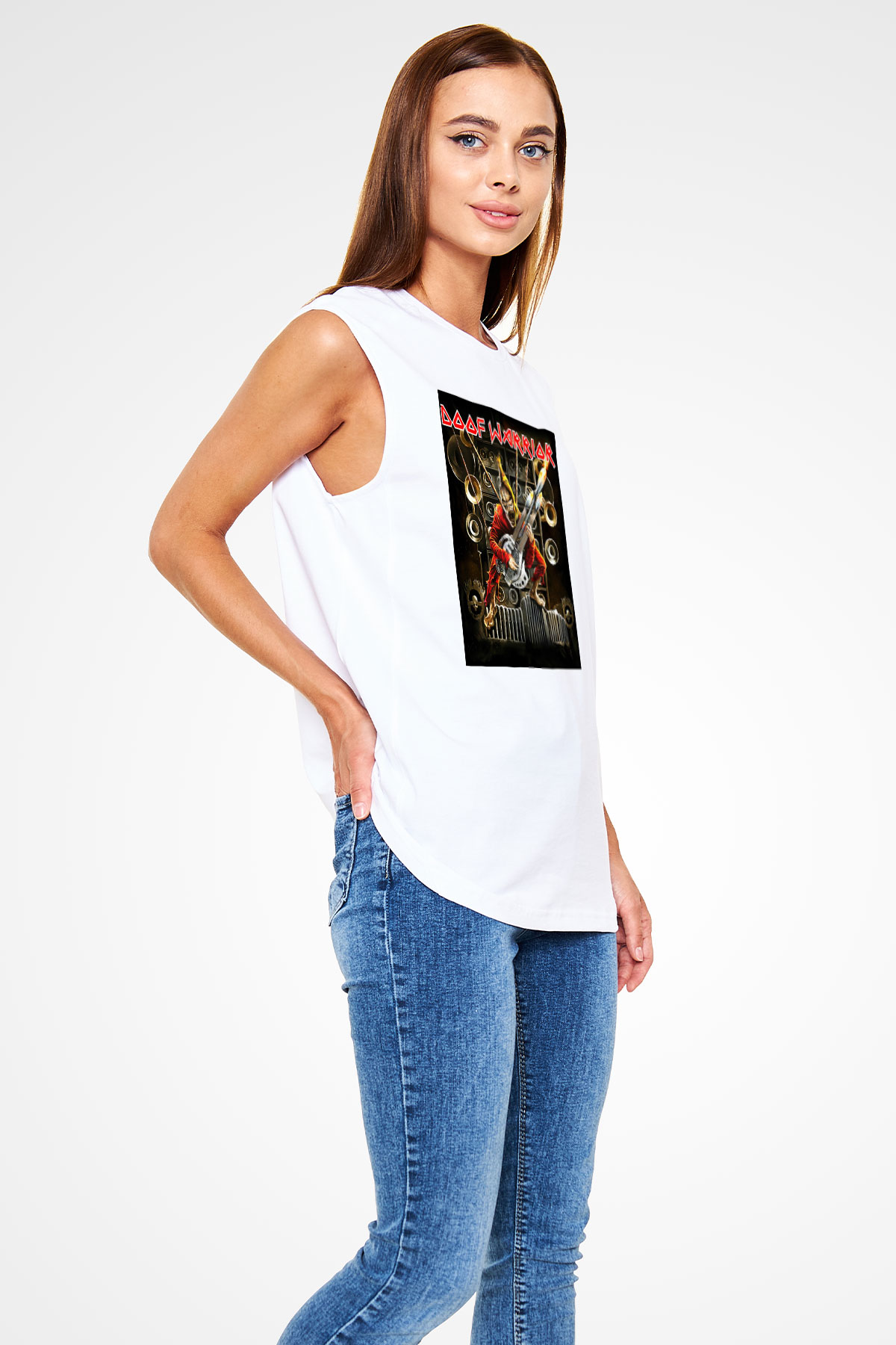 Mad Max Beyaz Unisex Kolsuz Tişört