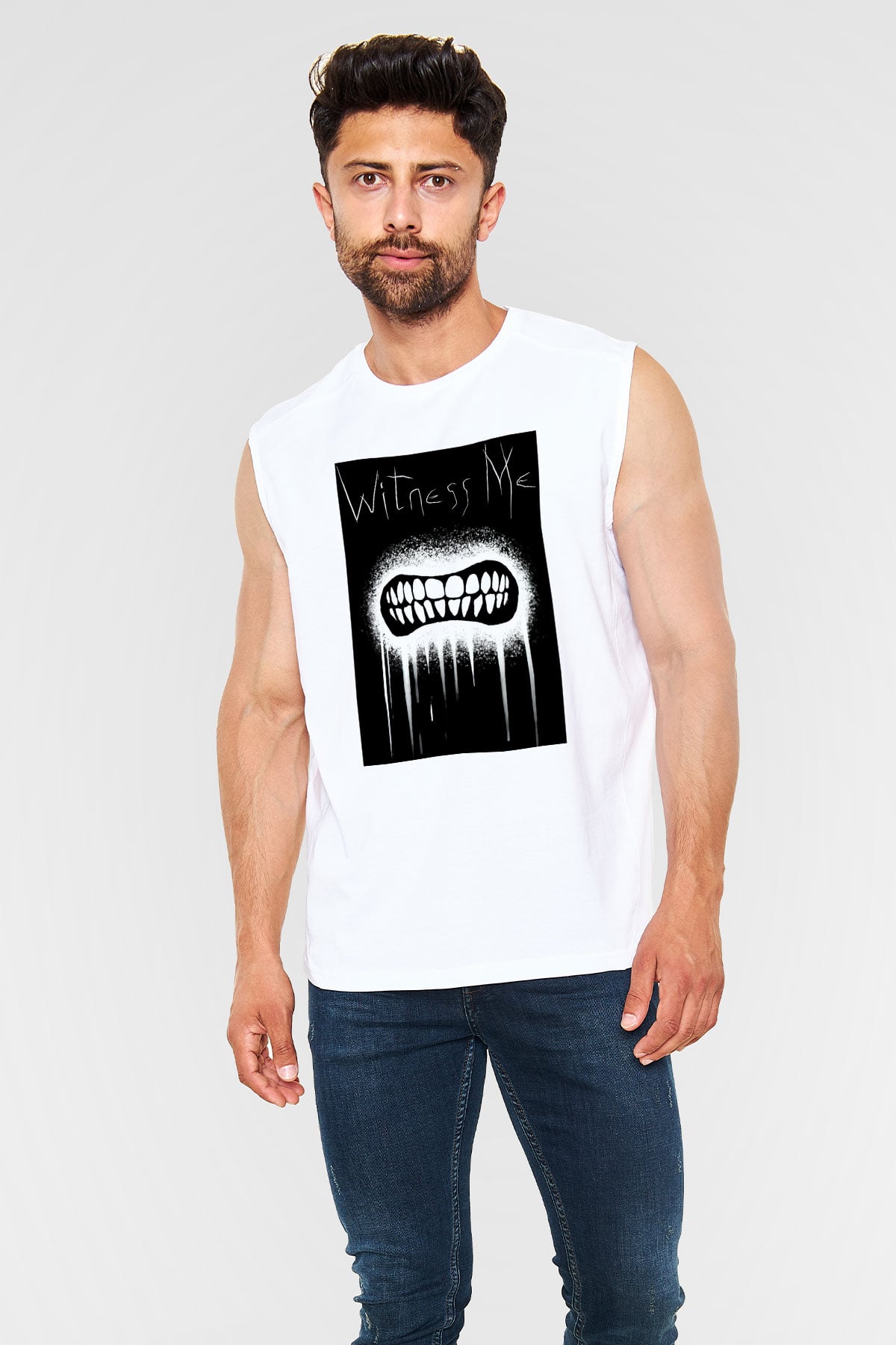 Mad Max Beyaz Unisex Kolsuz Tişört