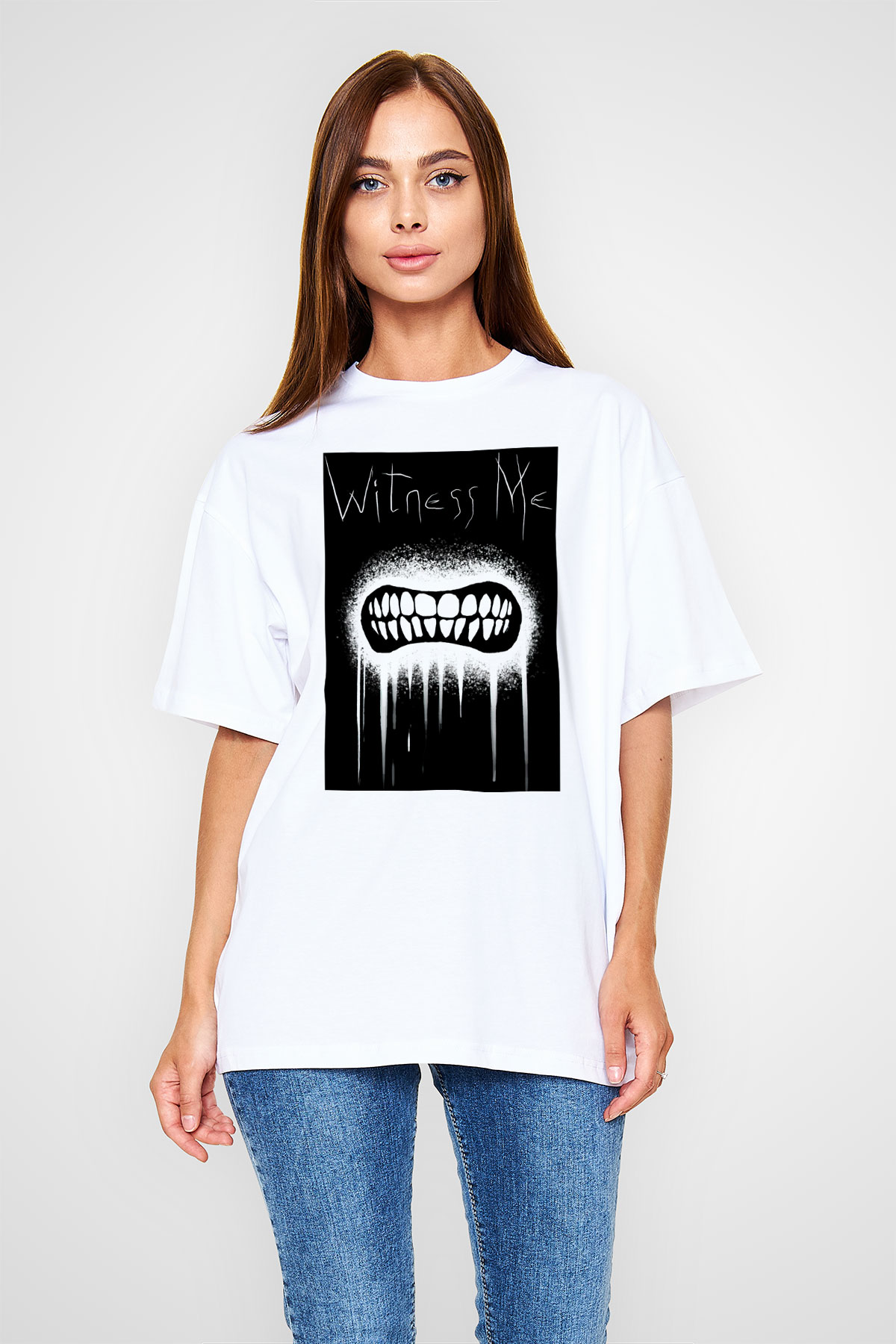 Mad Max Beyaz Unisex Oversize Tişört T-Shirt