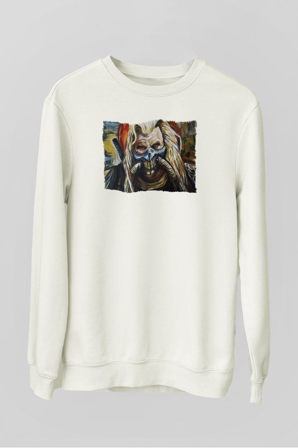 Mad Max Beyaz Unisex Sweatshirt