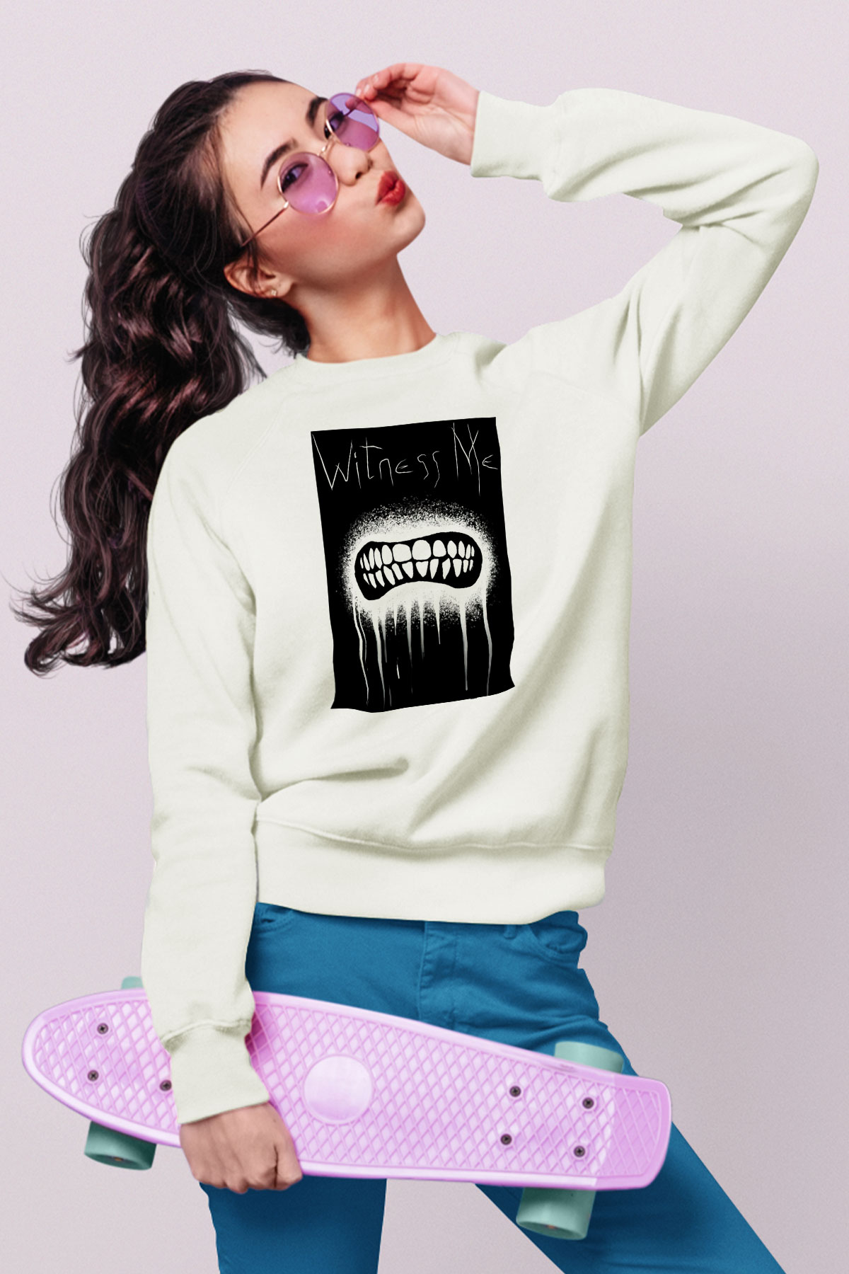 Mad Max Beyaz Unisex Sweatshirt