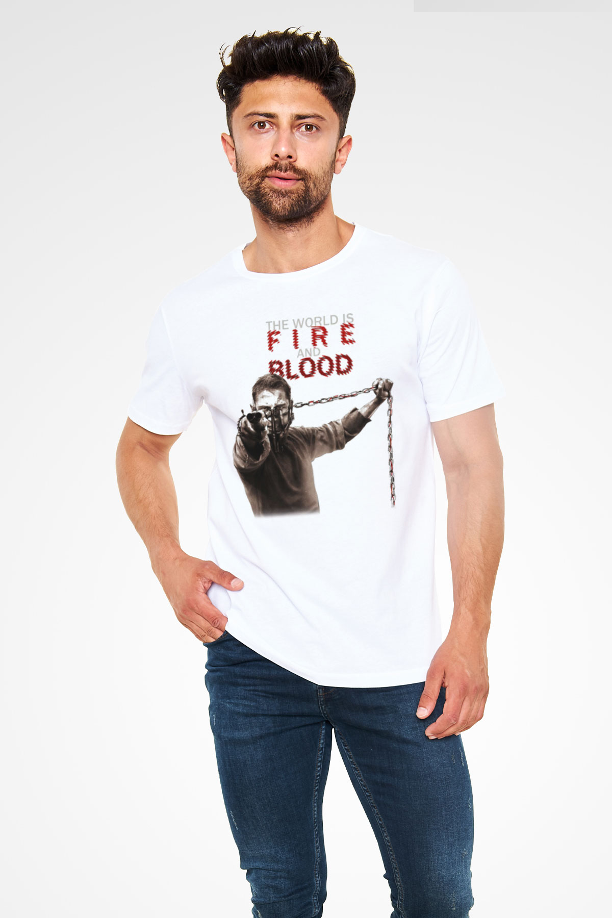 Mad Max Beyaz Unisex Tişört T-Shirt