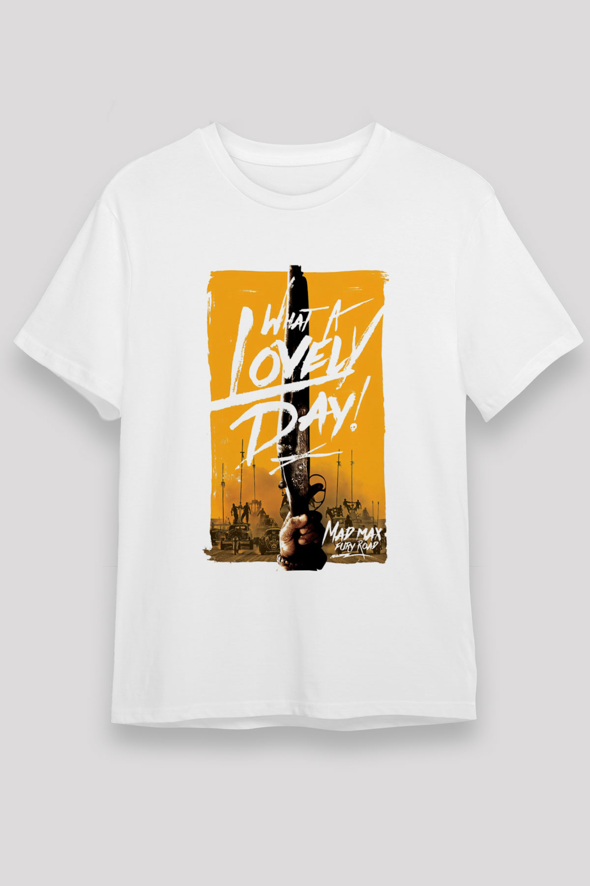 Mad Max Beyaz Unisex Tişört T-Shirt