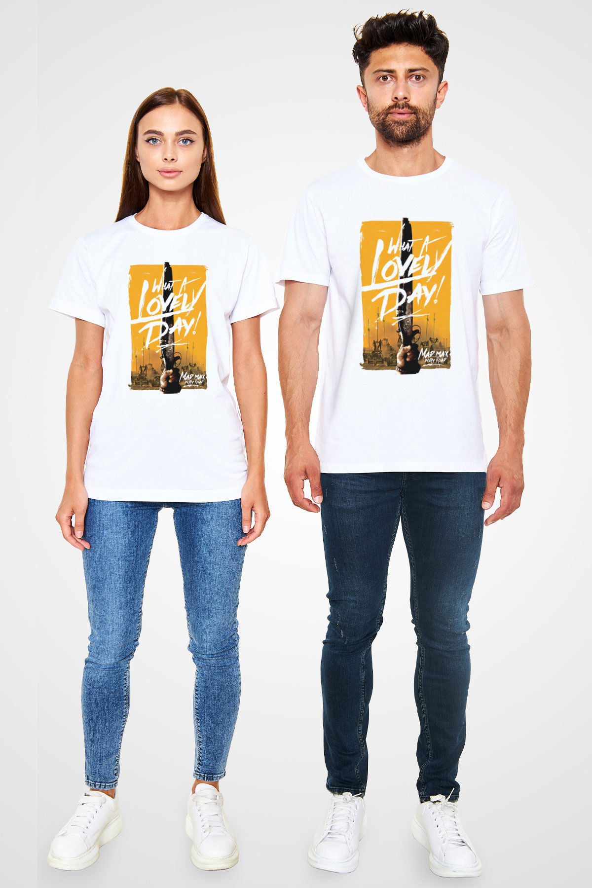 Mad Max Beyaz Unisex Tişört T-Shirt