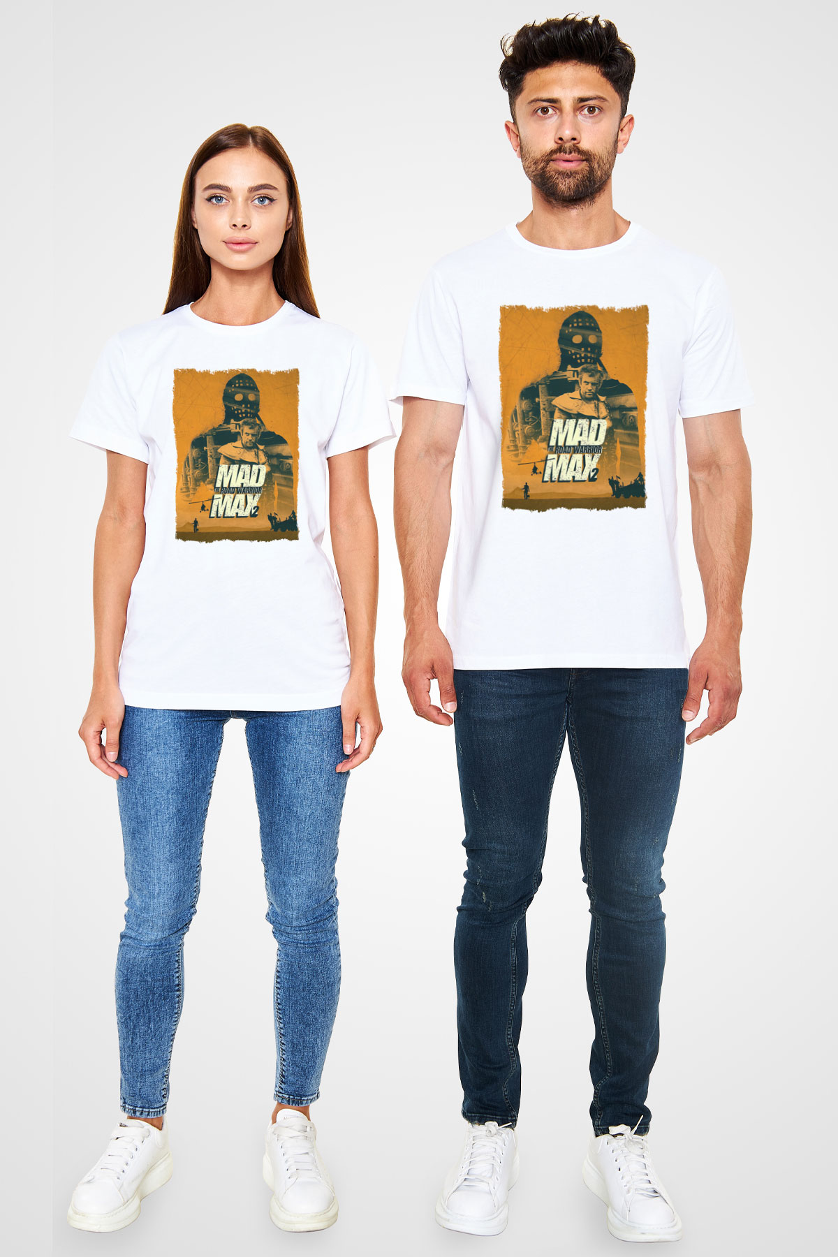 Mad Max Beyaz Unisex Tişört T-Shirt